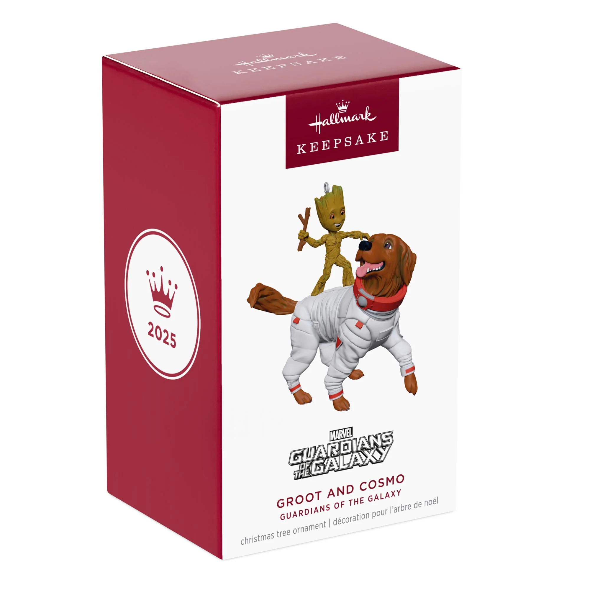 Marvel, Guardians of the Galaxy, Groot and Cosmo — 2025 Hallmark Keepsake Christmas Ornament - Image 7