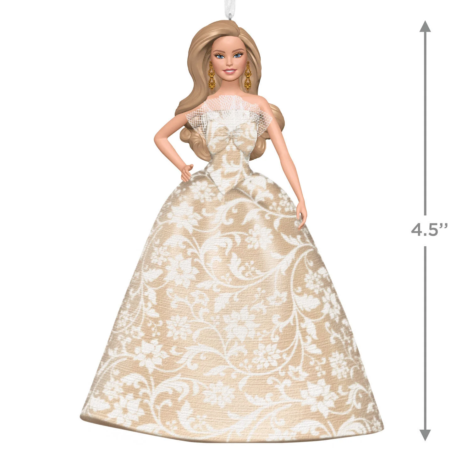 2025 Holiday Barbie™ Ornament, 11th in the Series — 2025 Hallmark Keepsake Christmas Ornament - Image 3
