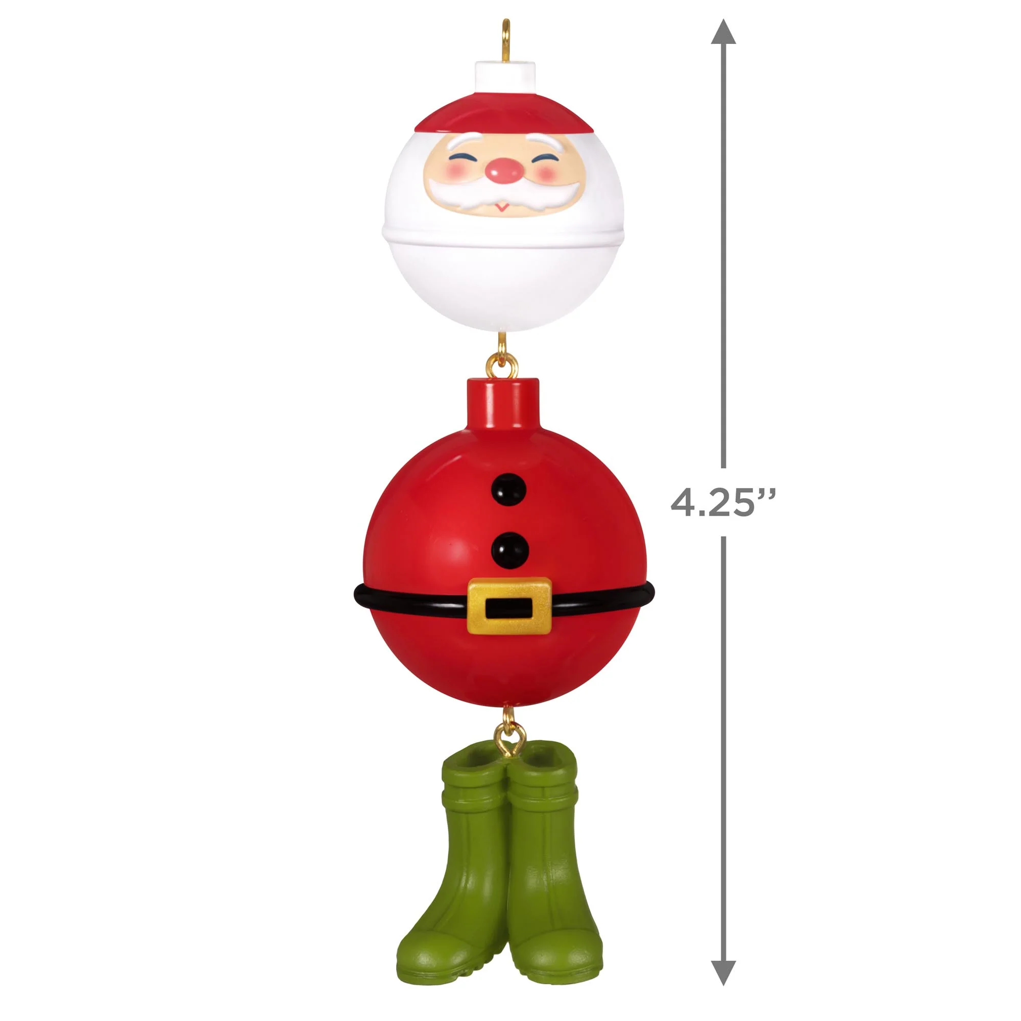 Hooked On Santa, Fishing — 2025 Hallmark Keepsake Christmas Ornament - Image 6