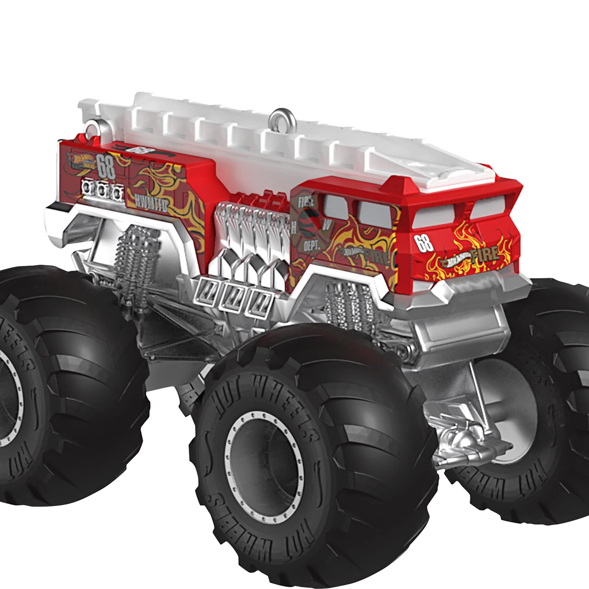 Hot Wheels™ Monster Trucks, HW 5-Alarm™ — 2025 Hallmark Keepsake Christmas Ornament - Image 4