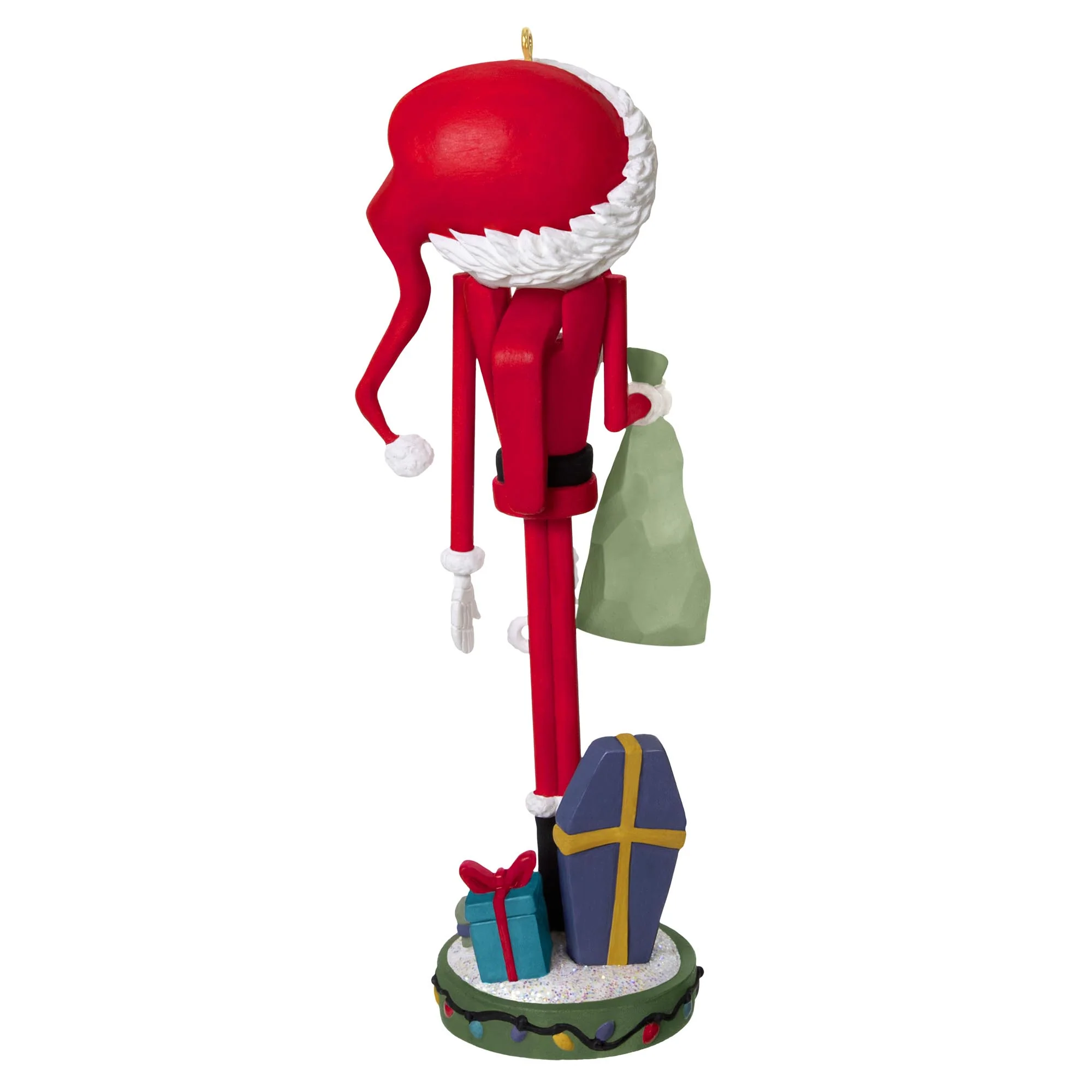 Disney Tim Burton's The Nightmare Before Christmas, Santa Jack Skellington Nutcracker — 2025 Hallmark Keepsake Christmas Ornament - Image 5