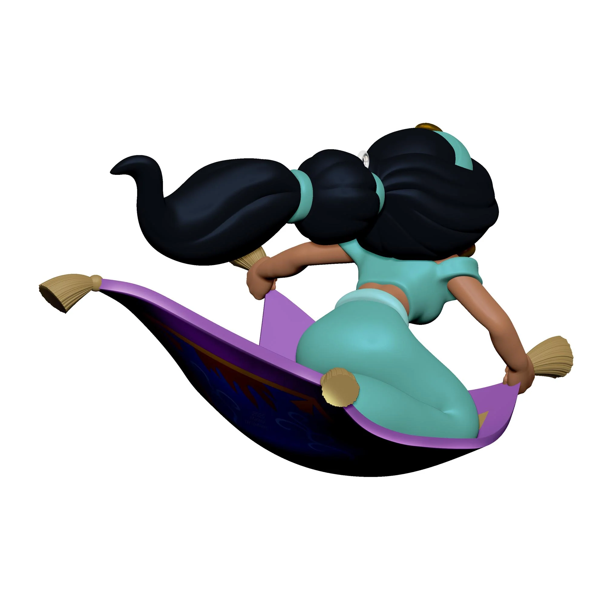 Disney Aladdin, Jasmine's Magic Carpet Ride — 2025 Hallmark Keepsake Christmas Ornament - Image 5