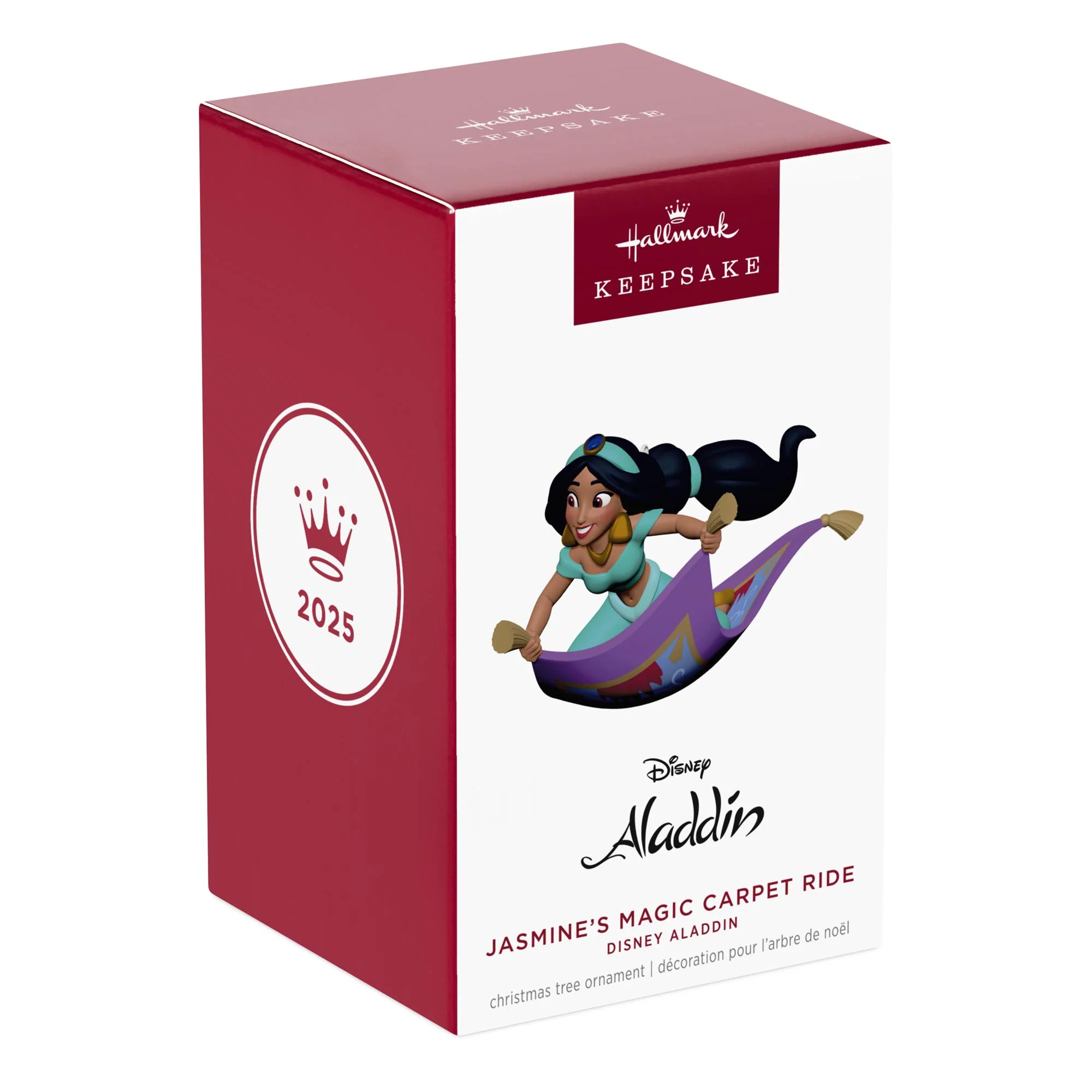 Disney Aladdin, Jasmine's Magic Carpet Ride — 2025 Hallmark Keepsake Christmas Ornament - Image 7