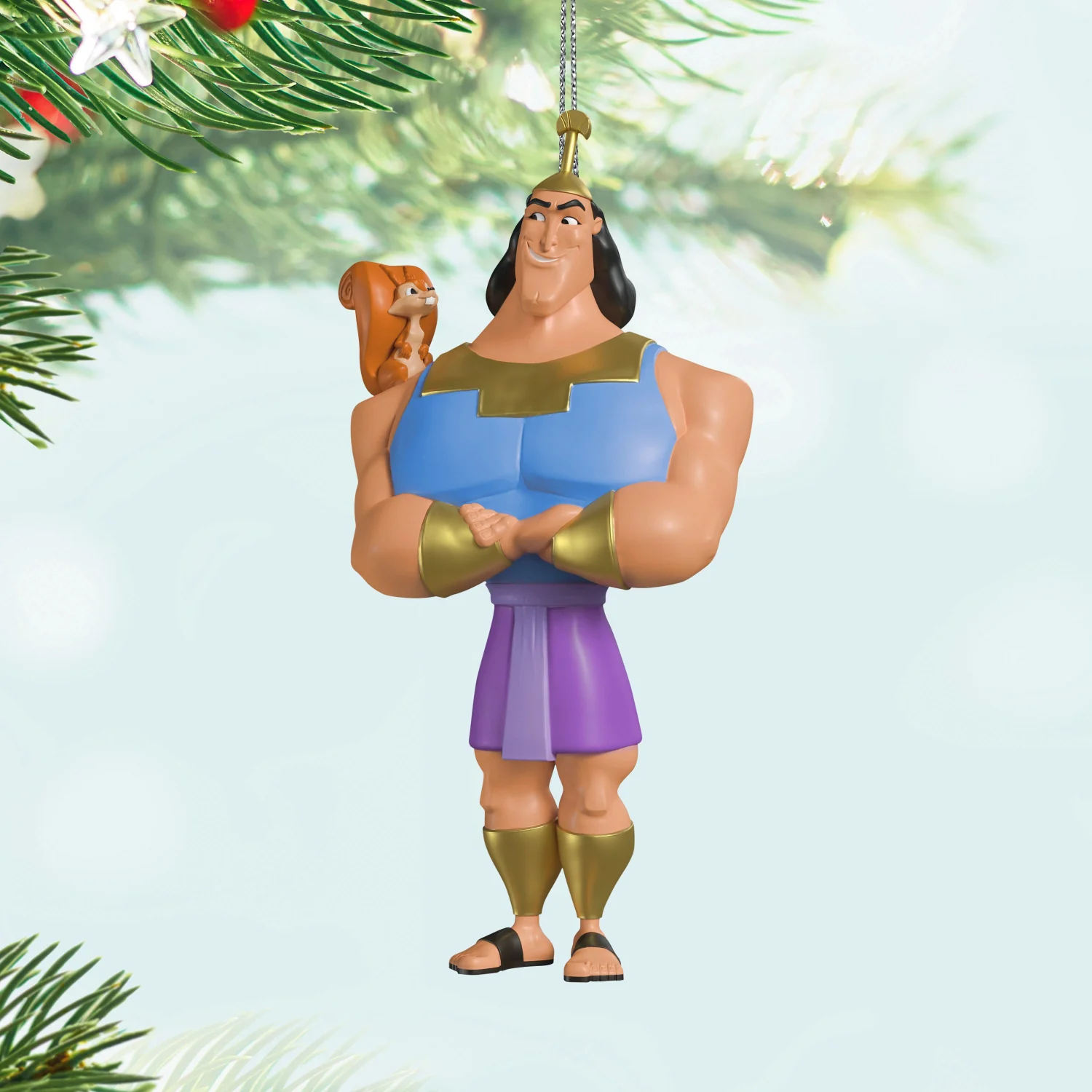 Disney The Emperor's New Groove, Kronk and the Squirrel — 2025 Hallmark Keepsake Christmas Ornament - Image 2
