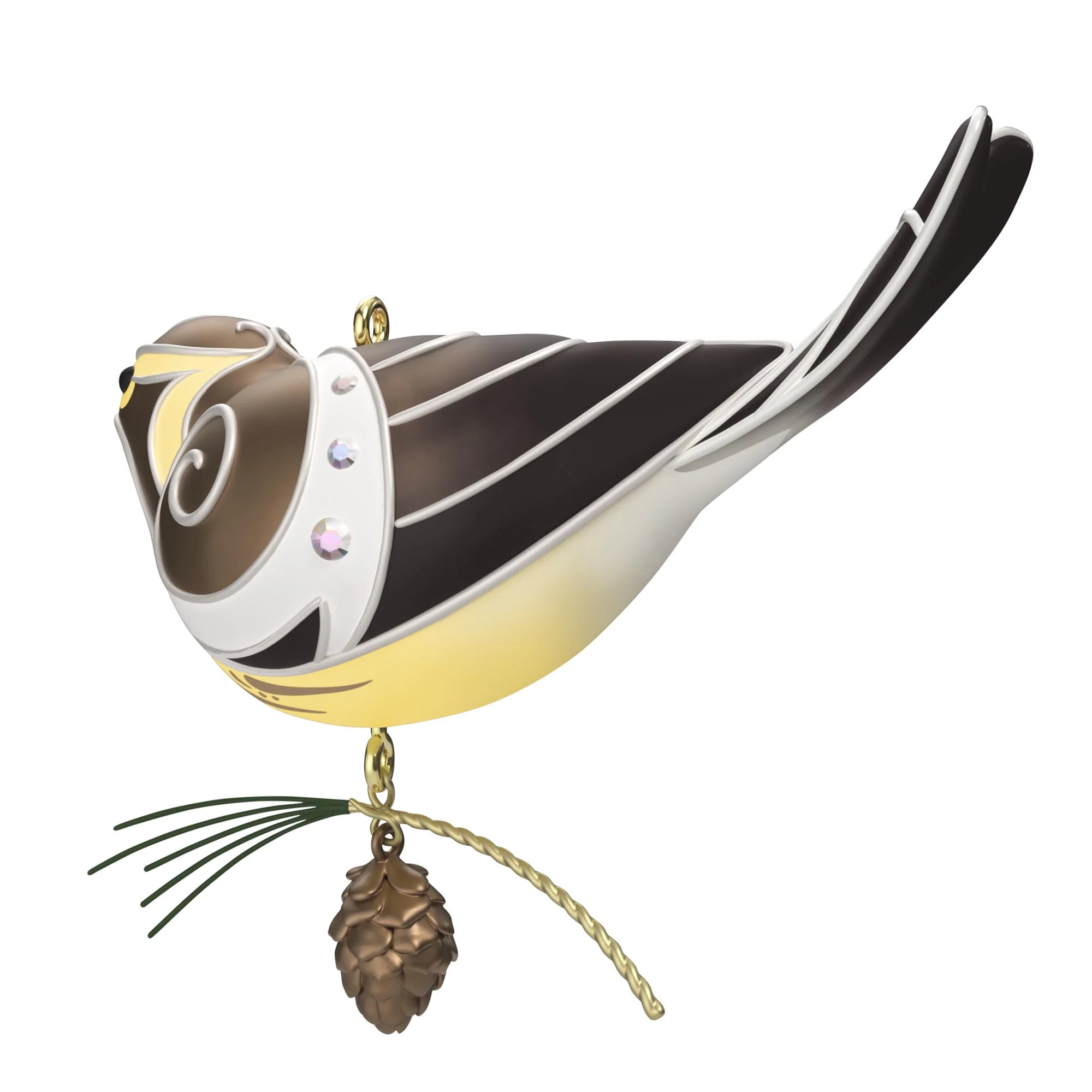 Lady Blackburnian Warbler — 2025 Hallmark Keepsake Christmas Ornament - Image 5