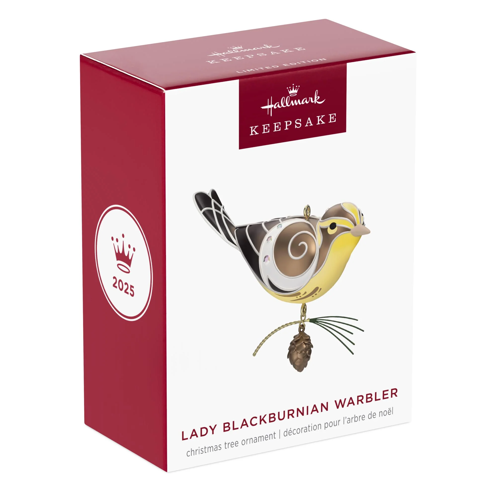 Lady Blackburnian Warbler — 2025 Hallmark Keepsake Christmas Ornament - Image 7