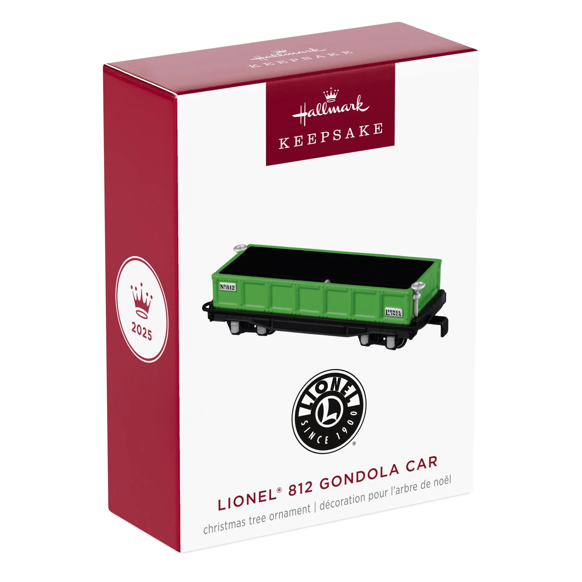 LIONEL® 812 Gondola Car — 2025 Hallmark Keepsake Christmas Ornament - Image 7
