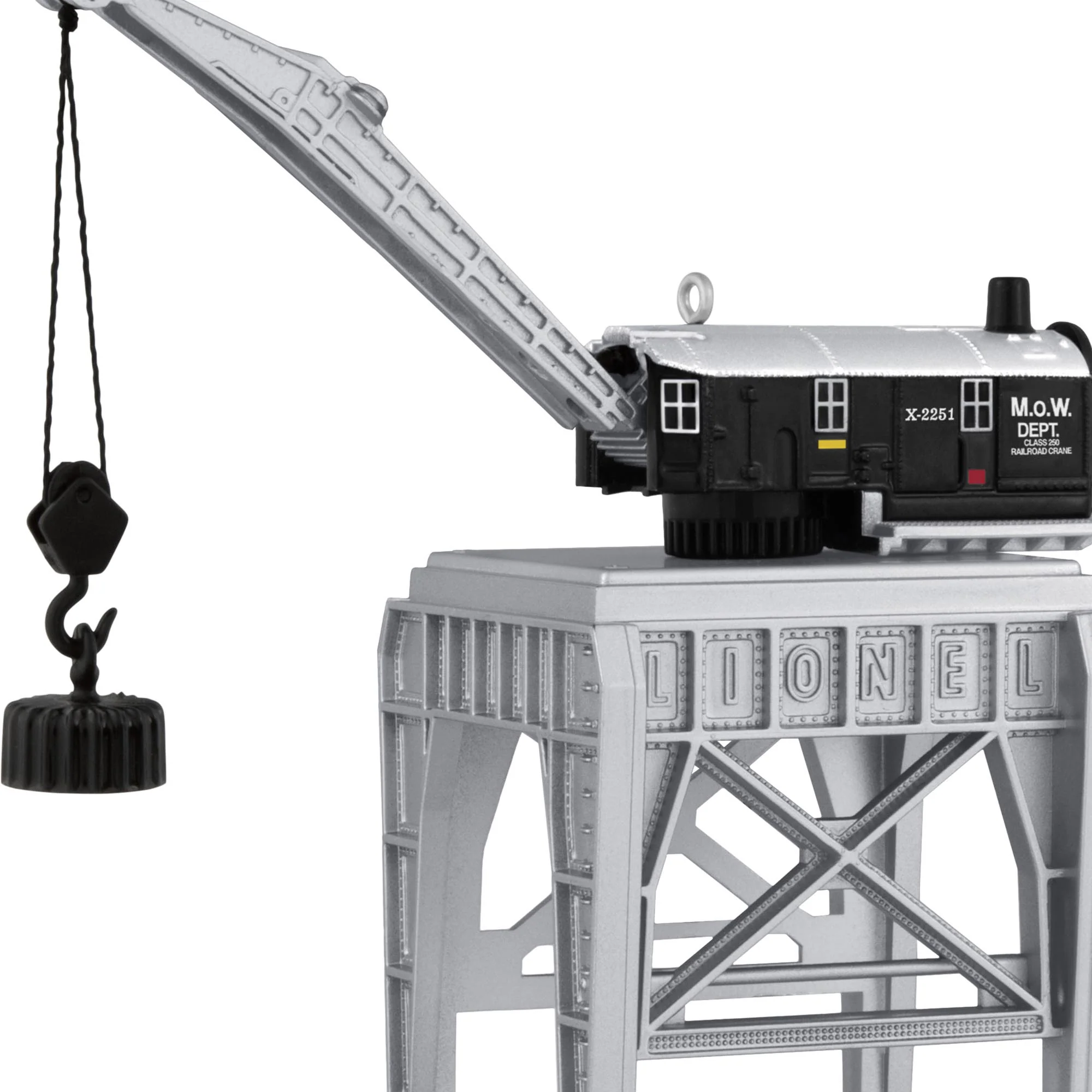 LIONEL® M.O.W. Gantry Crane — 2025 Hallmark Keepsake Christmas Ornament - Image 4