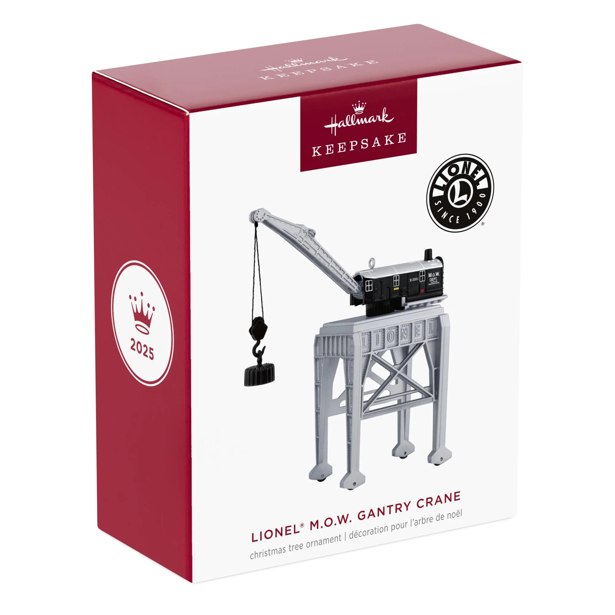 LIONEL® M.O.W. Gantry Crane — 2025 Hallmark Keepsake Christmas Ornament - Image 7