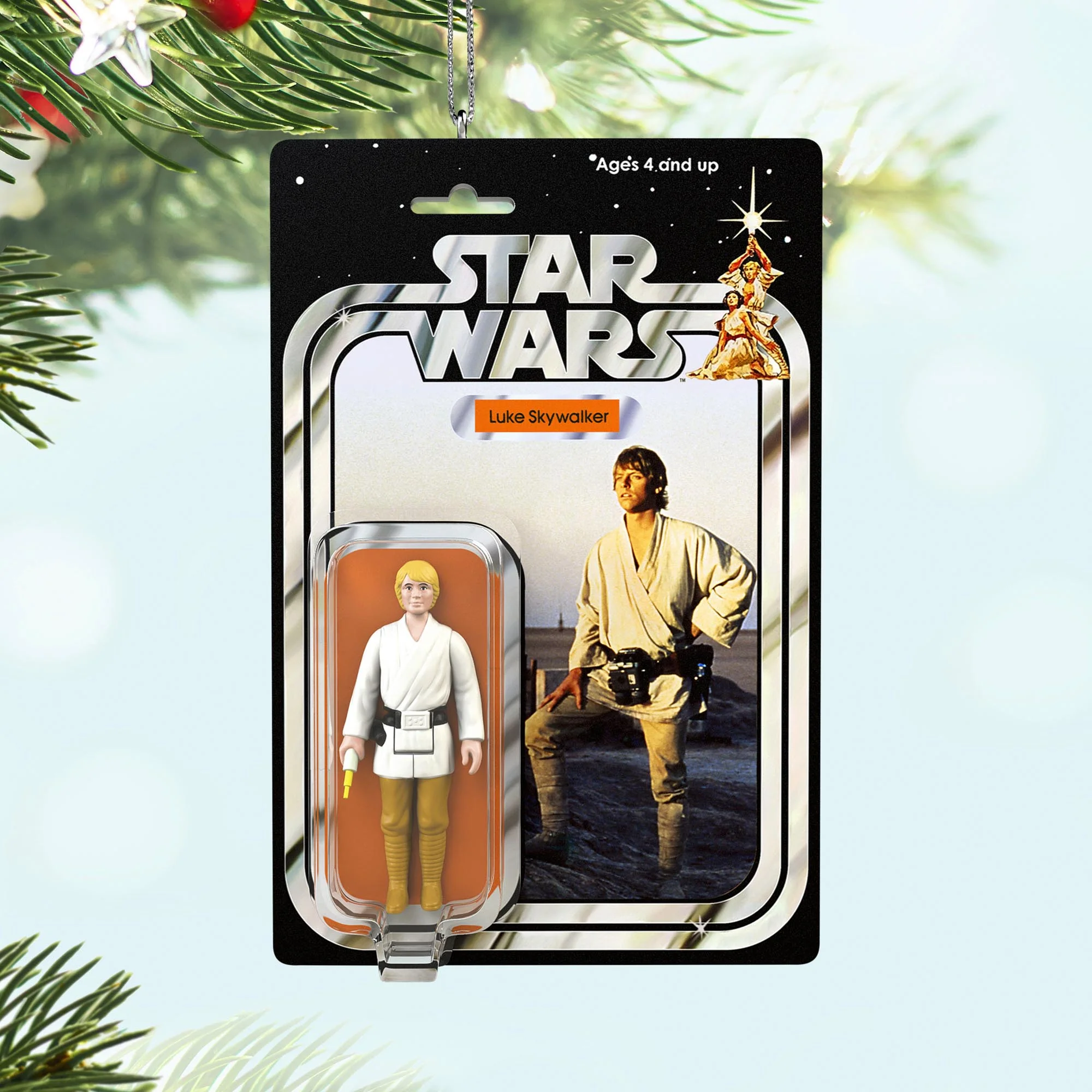 Star Wars™, Luke Skywalker™ Vintage Figure Ornament — 2025 Hallmark Keepsake Christmas Ornament - Image 2