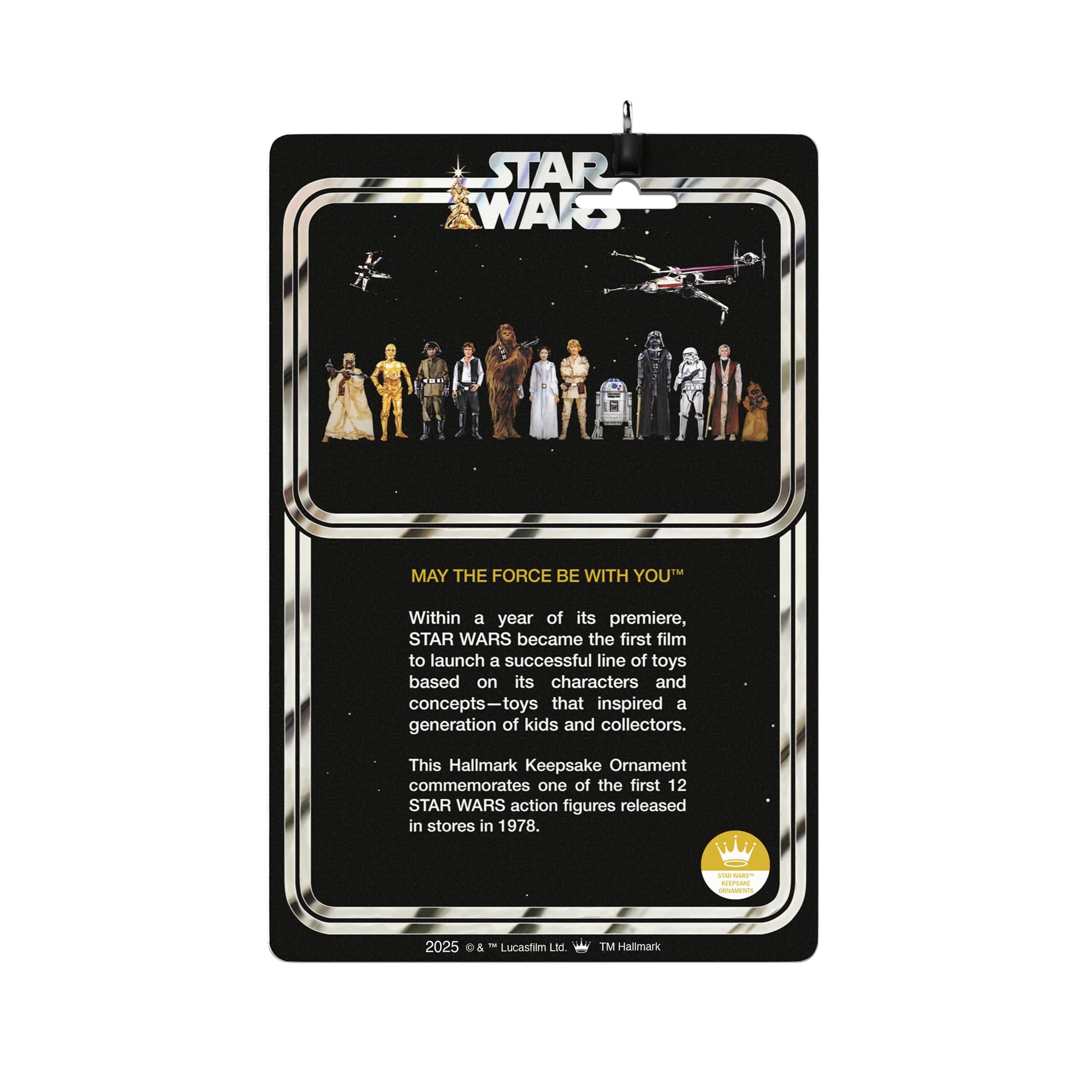 Star Wars™, Luke Skywalker™ Vintage Figure Ornament — 2025 Hallmark Keepsake Christmas Ornament - Image 5
