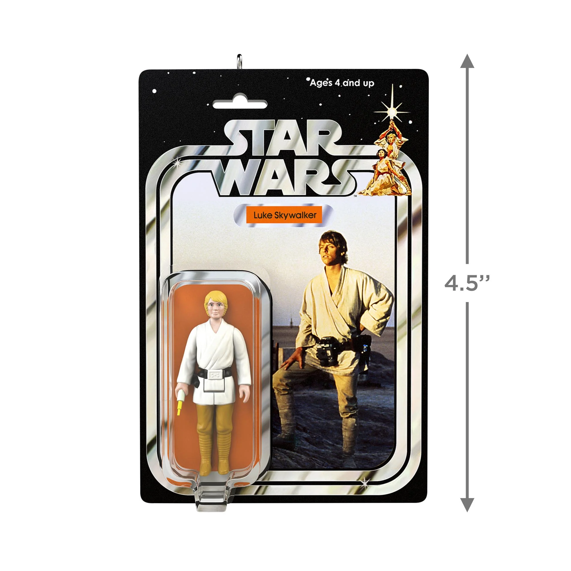 Star Wars™, Luke Skywalker™ Vintage Figure Ornament — 2025 Hallmark Keepsake Christmas Ornament - Image 6