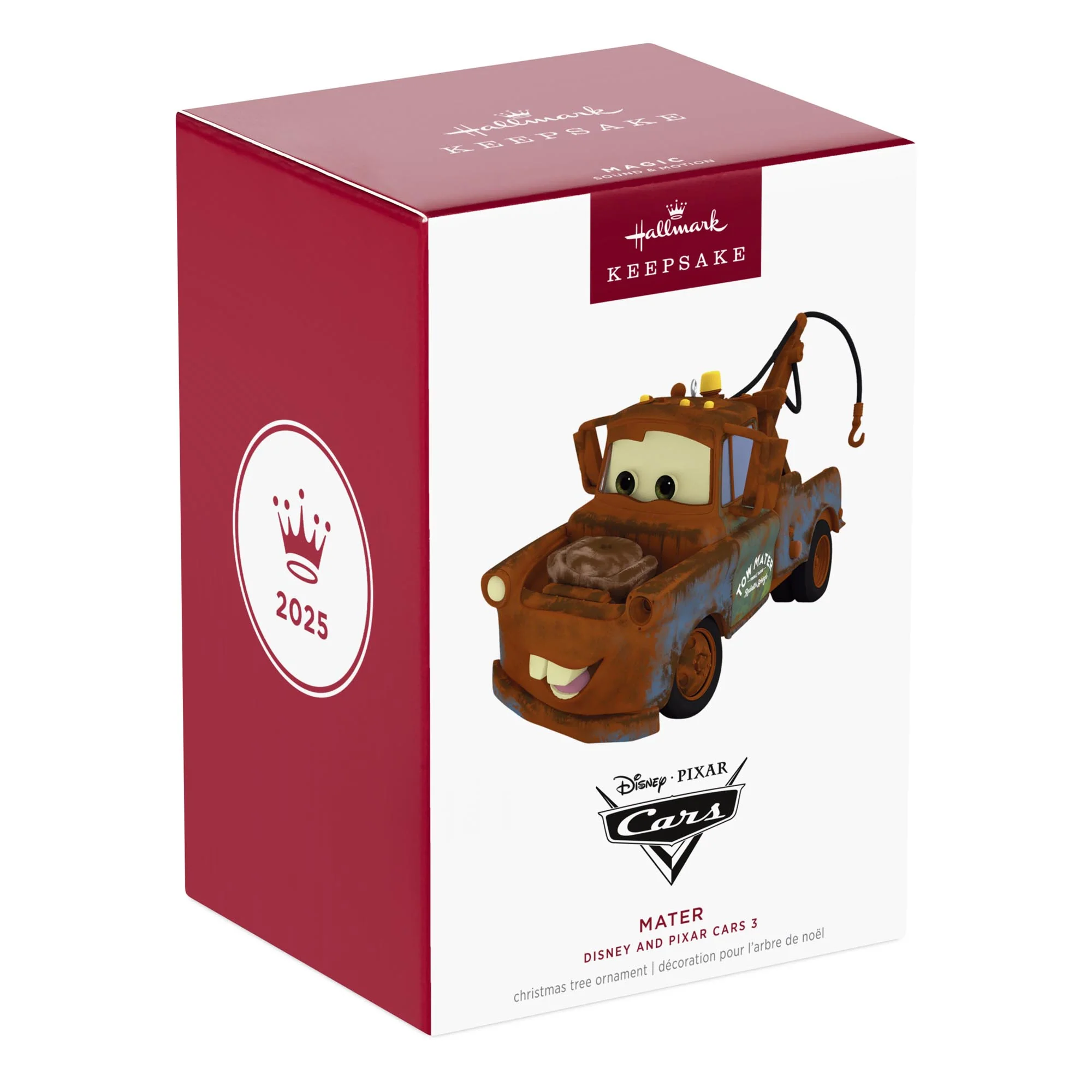 Disney and Pixar Cars 3, Mater — 2025 Hallmark Keepsake Christmas Ornament - Image 7
