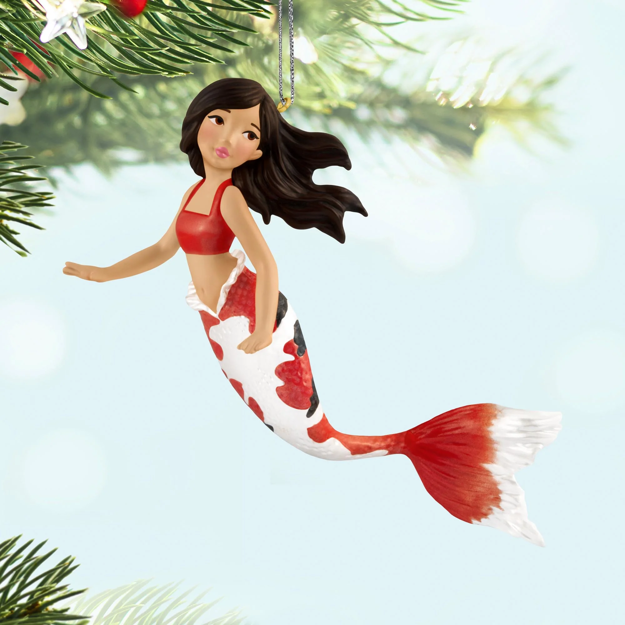 Mythical Mermaids, 3rd in the Series — 2025 Hallmark Keepsake Christmas Ornament - Image 2