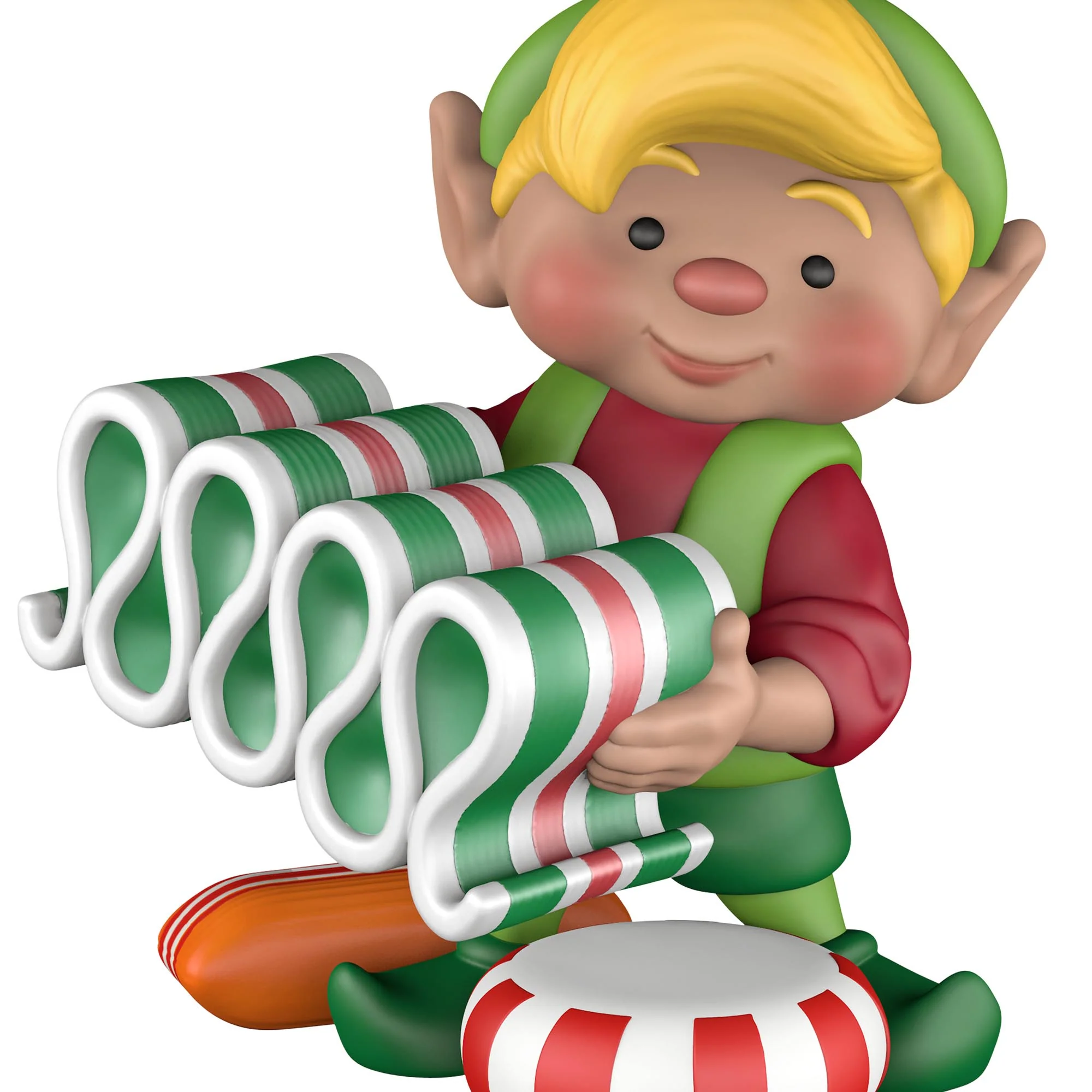 North Pole Tree Trimmers, 13th in the Series — 2025 Hallmark Keepsake Christmas Ornament - Image 4