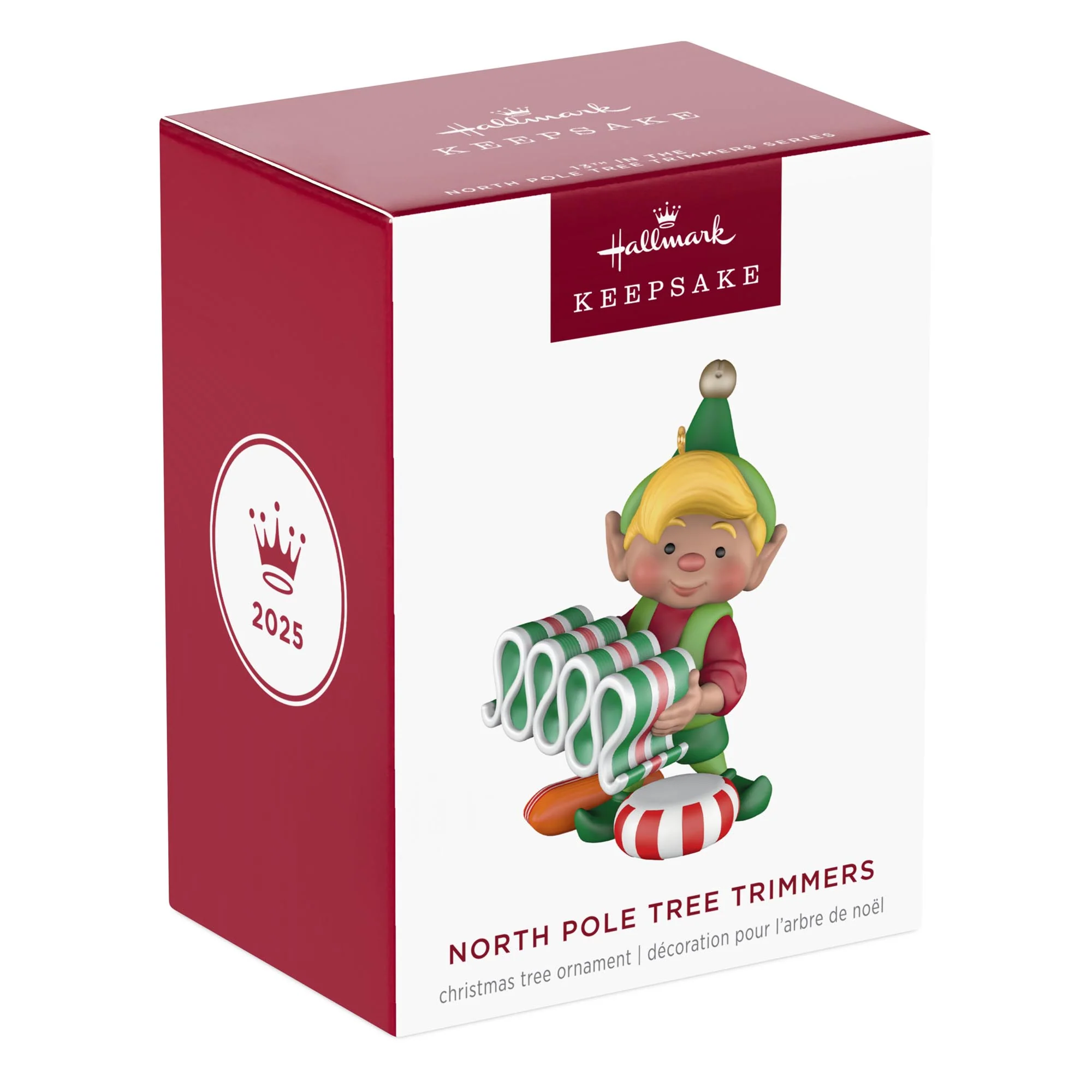 North Pole Tree Trimmers, 13th in the Series — 2025 Hallmark Keepsake Christmas Ornament - Image 7
