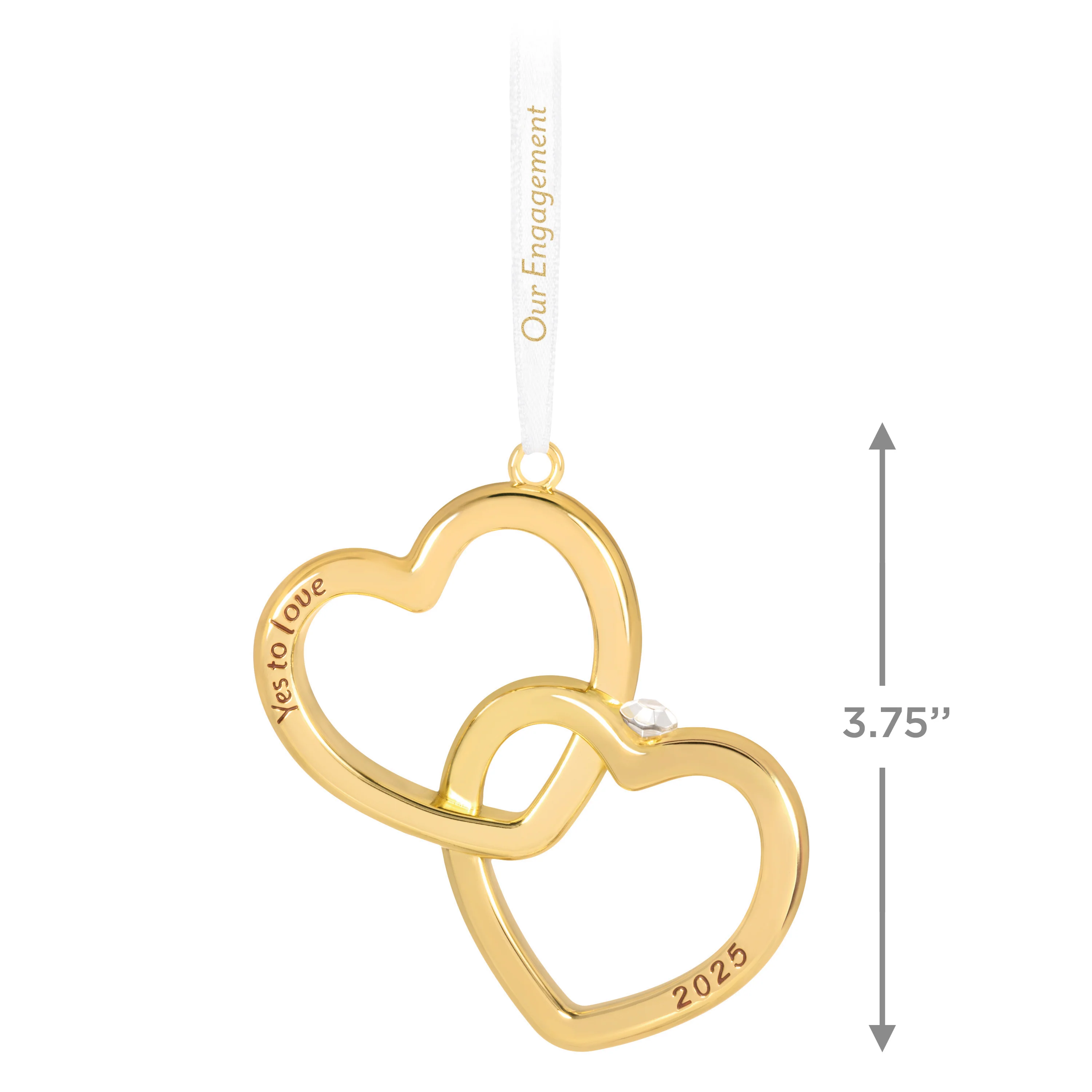 Our Engagement — 2025 Hallmark Keepsake Christmas Ornament - Image 5