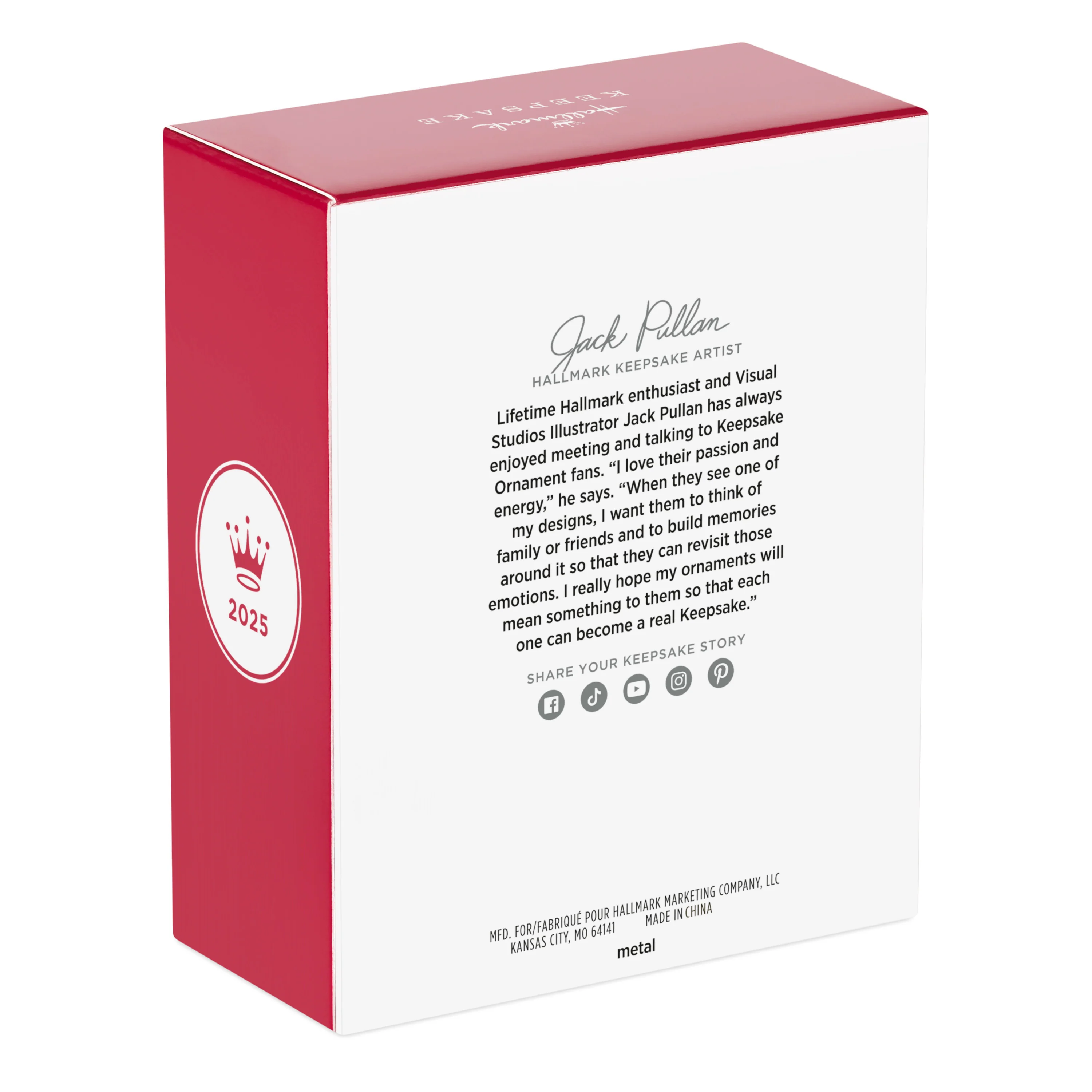 Our Engagement — 2025 Hallmark Keepsake Christmas Ornament - Image 7