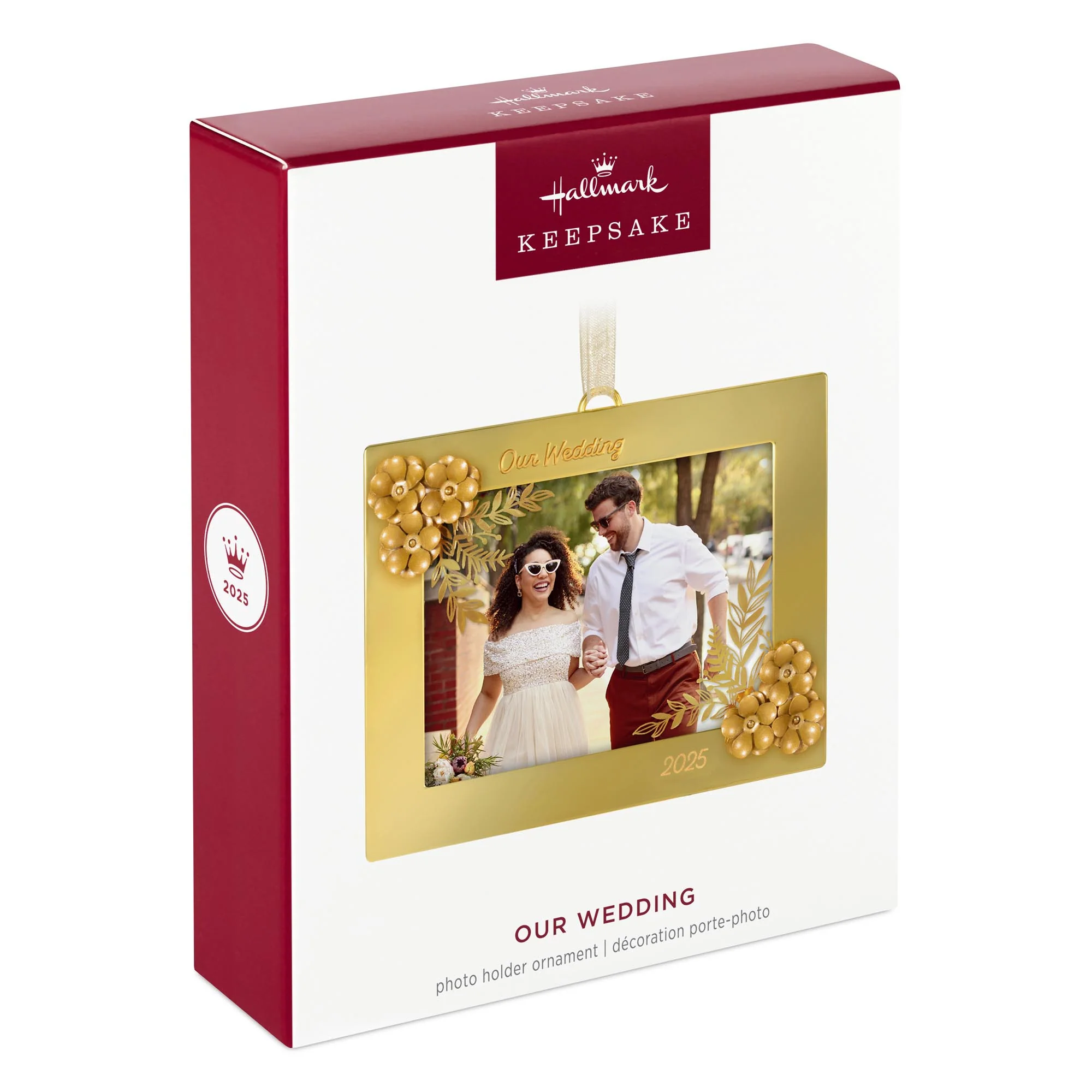 Our Wedding, Photo Holder — 2025 Hallmark Keepsake Christmas Ornament - Image 6