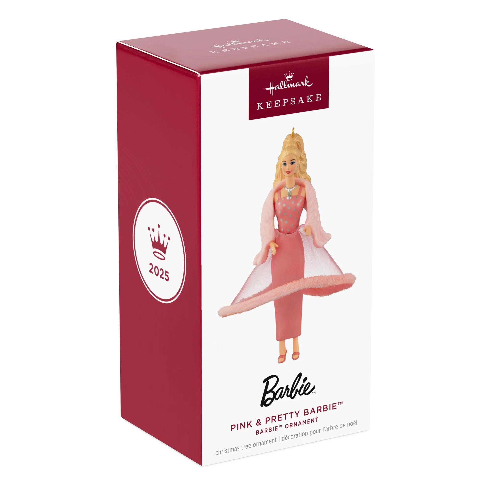 Barbie™, Pink & Pretty Barbie™ — 2025 Hallmark Keepsake Christmas Ornament - Image 7