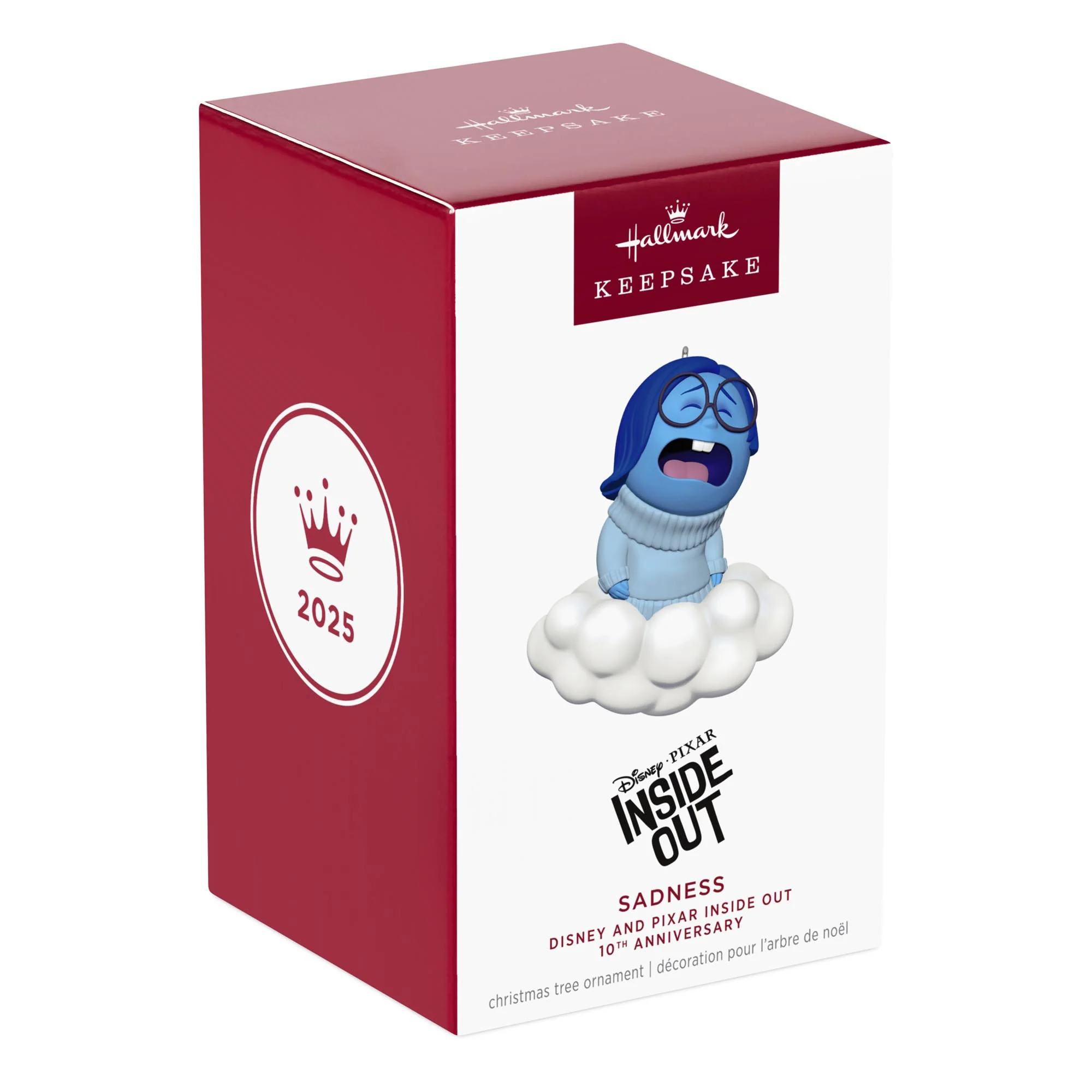 Disney and Pixar Inside Out 10th Anniversary, Sadness — 2025 Hallmark Keepsake Christmas Ornament - Image 7