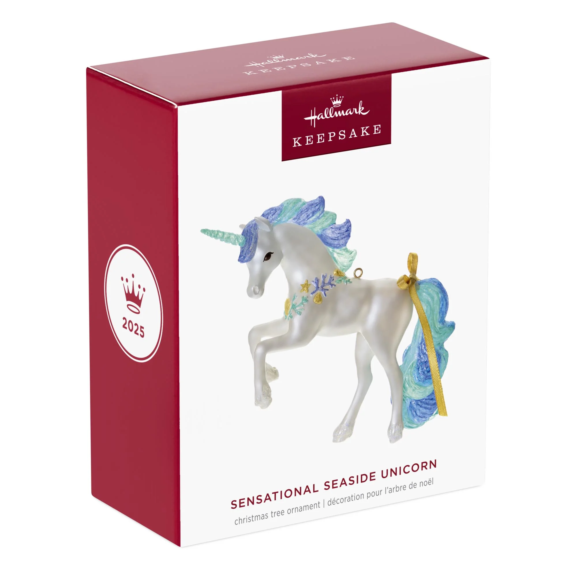Sensational Seaside Unicorn — 2025 Hallmark Keepsake Christmas Ornament - Image 7
