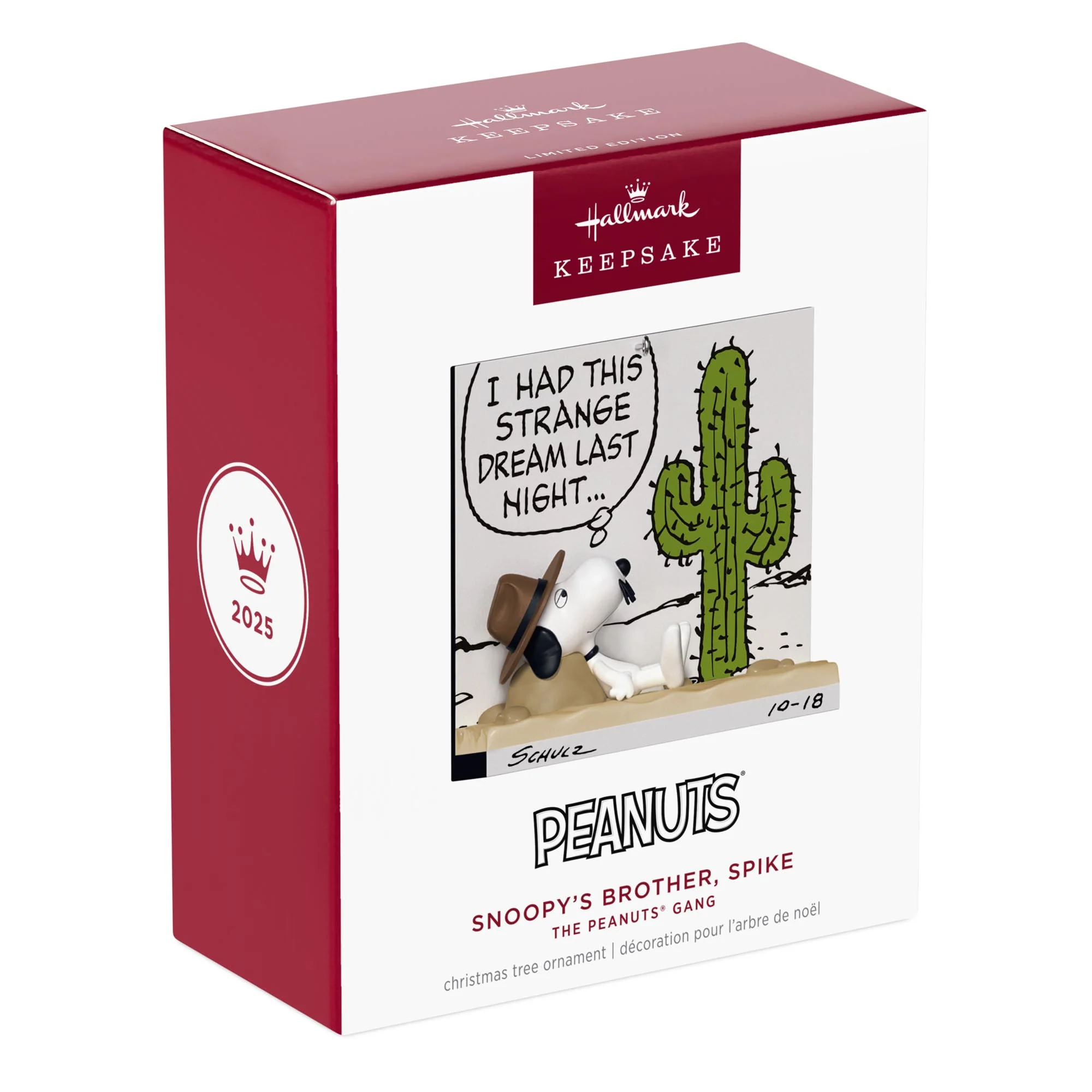 Peanuts® Snoopy's Brother, Spike — 2025 Hallmark Keepsake Christmas Ornament - Image 7