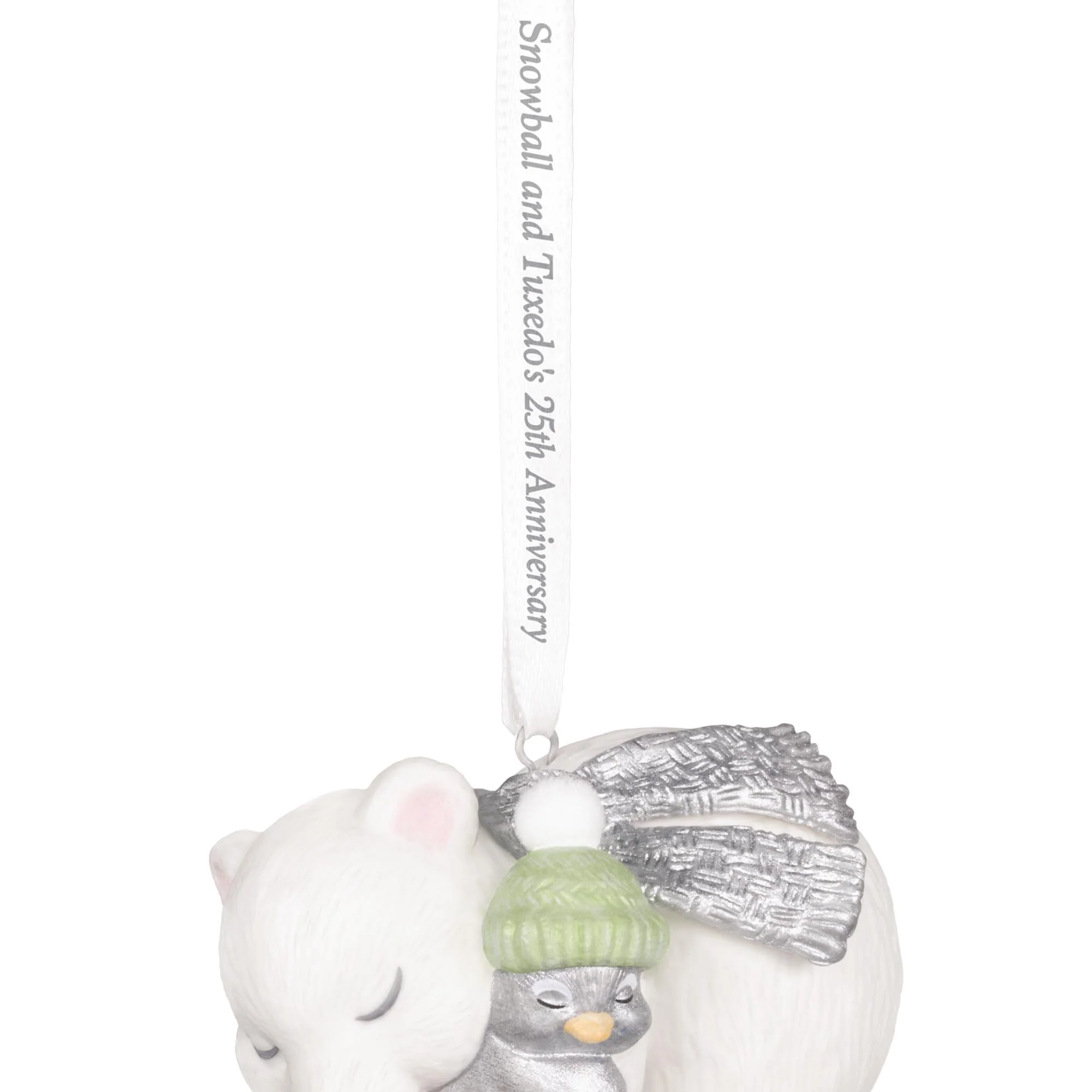 2025 Snowball and Tuxedo 25th Anniversary — 2025 Hallmark Keepsake Christmas Ornament - Image 4