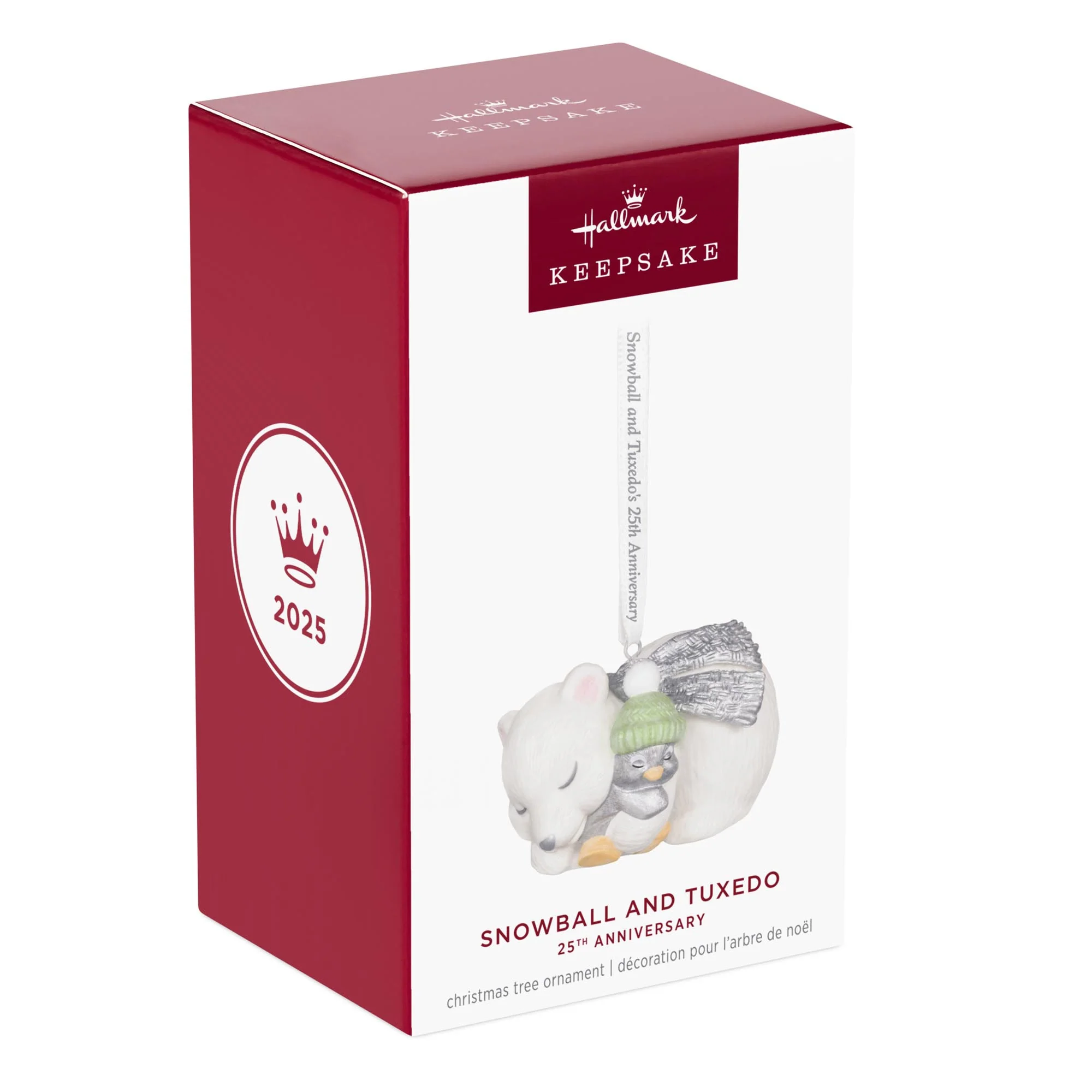 2025 Snowball and Tuxedo 25th Anniversary — 2025 Hallmark Keepsake Christmas Ornament - Image 7