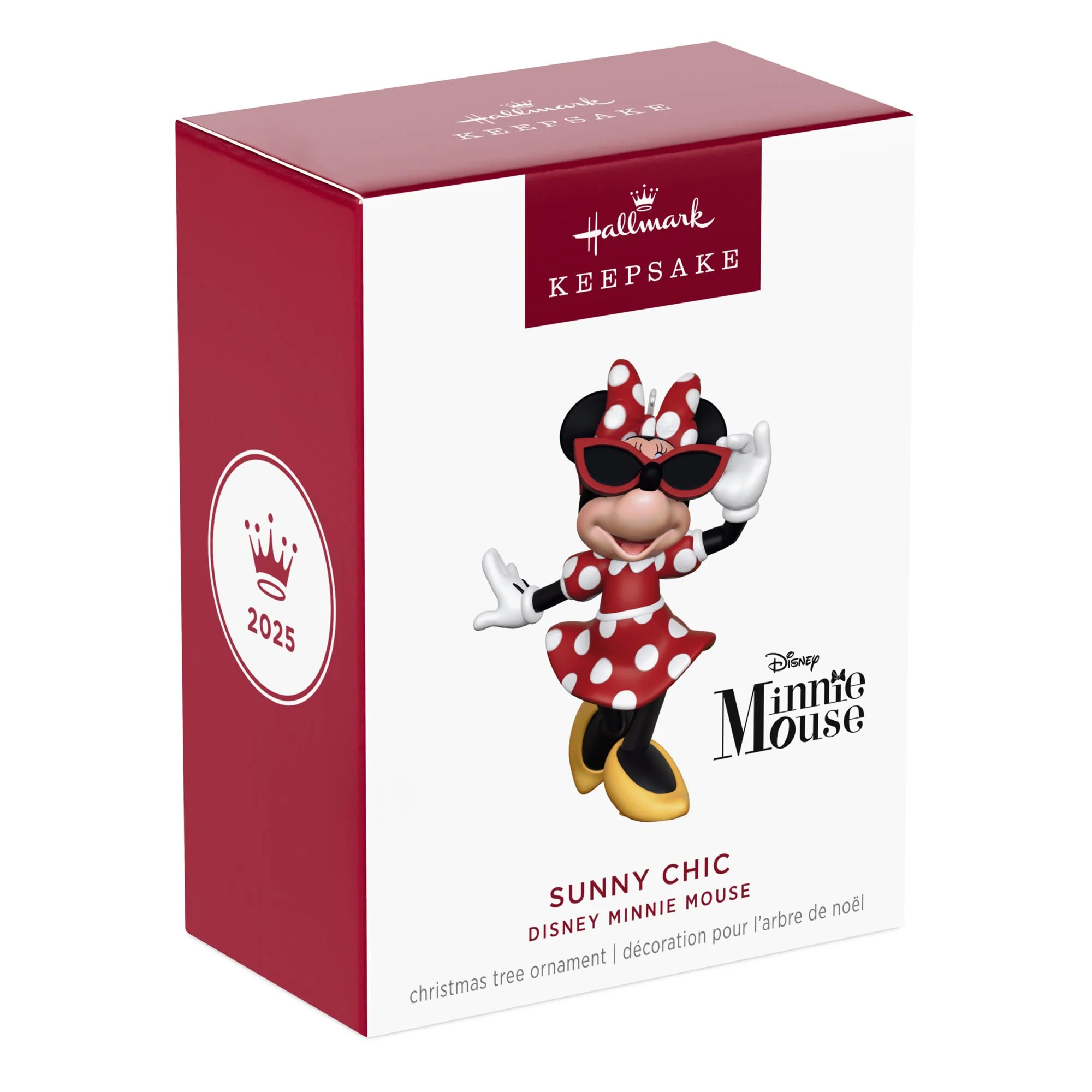 Disney Minnie Mouse, Sunny Chic — 2025 Hallmark Keepsake Christmas Ornament - Image 7