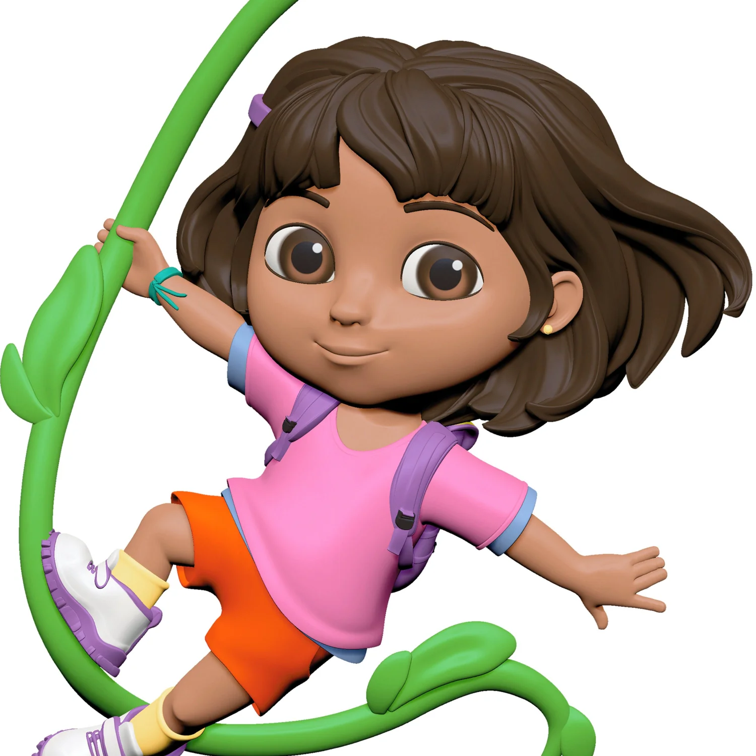Dora the Explorer, Dora Swinging Into Adventure — 2025 Hallmark Keepsake Christmas Ornament - Image 4