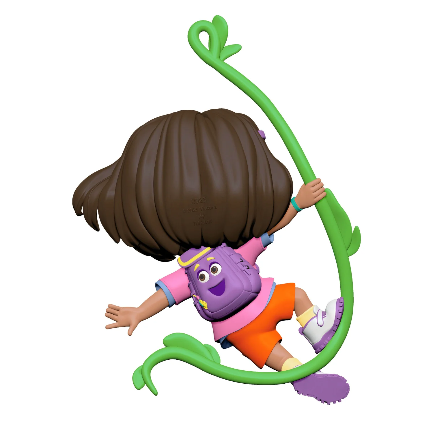Dora the Explorer, Dora Swinging Into Adventure — 2025 Hallmark Keepsake Christmas Ornament - Image 5