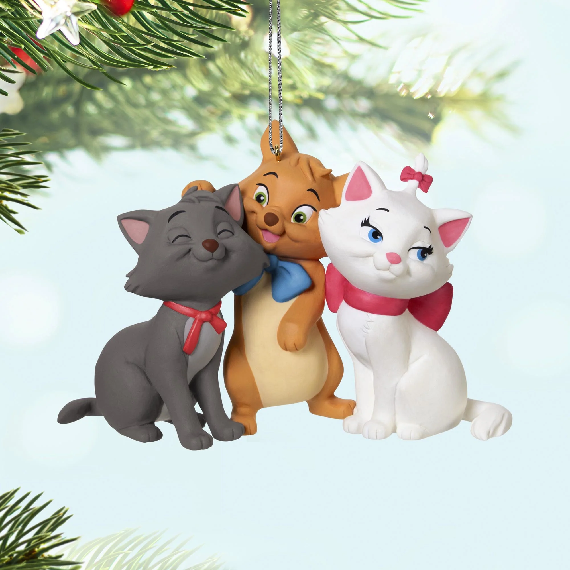 Disney's The Aristocats: Berlioz Toulouse & Marie — 2025 Hallmark Keepsake Christmas Ornament - Image 2