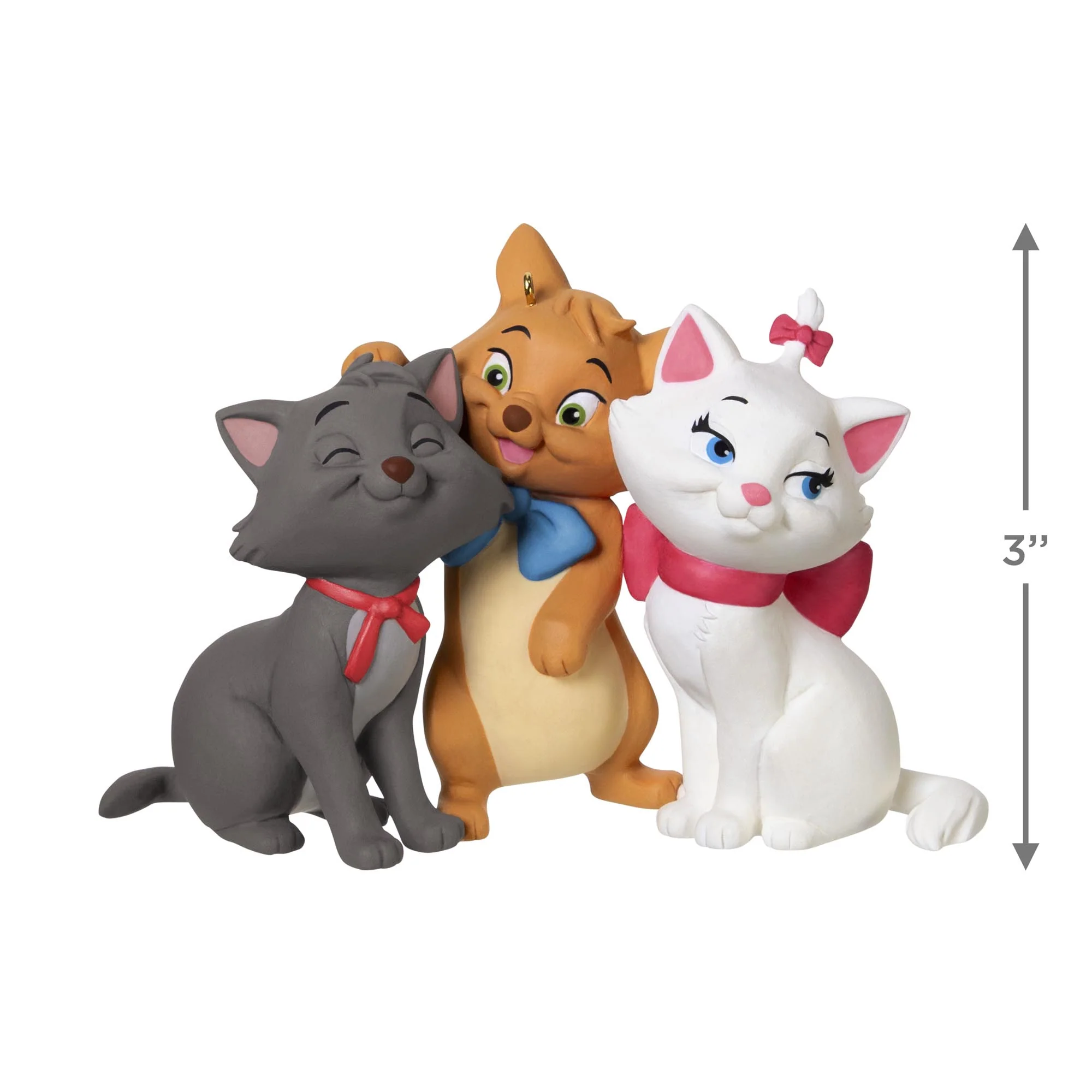 Disney's The Aristocats: Berlioz Toulouse & Marie — 2025 Hallmark Keepsake Christmas Ornament - Image 6