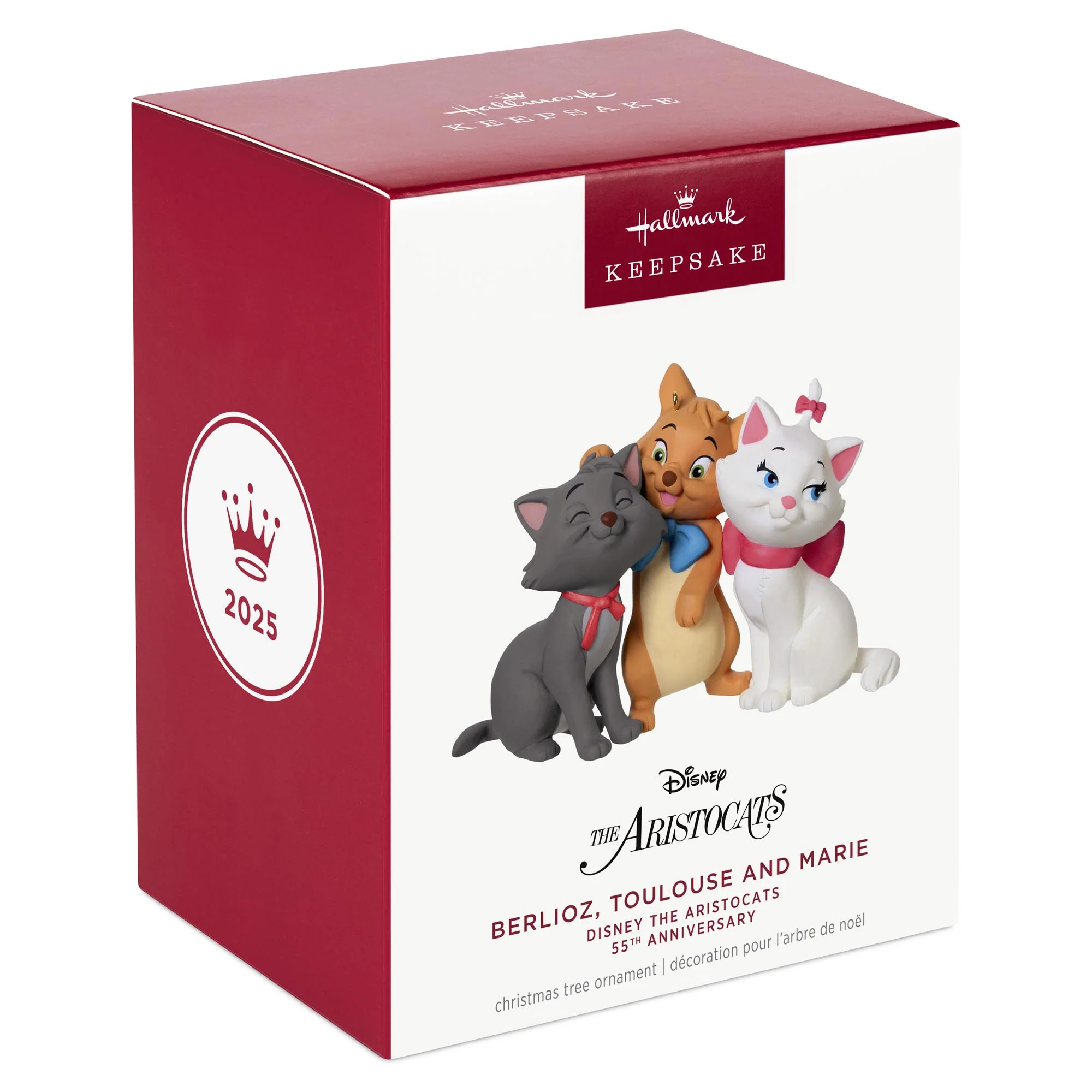 Disney's The Aristocats: Berlioz Toulouse & Marie — 2025 Hallmark Keepsake Christmas Ornament - Image 7