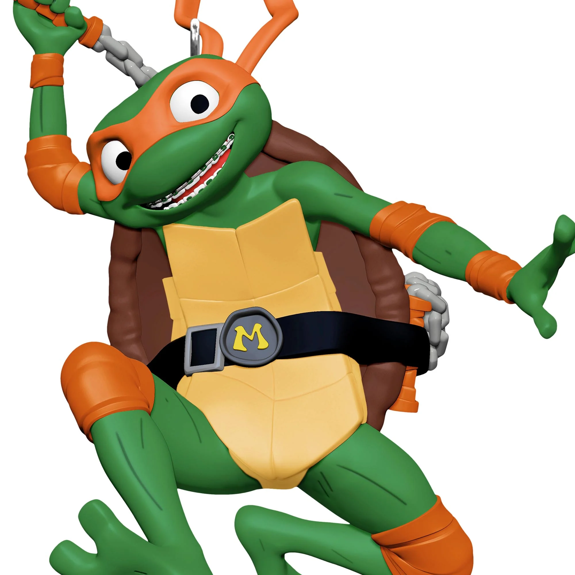 Teenage Mutant Ninja Turtles: Mutant Mayhem, Michelangelo — 2025 Hallmark Keepsake Christmas Ornament - Image 4