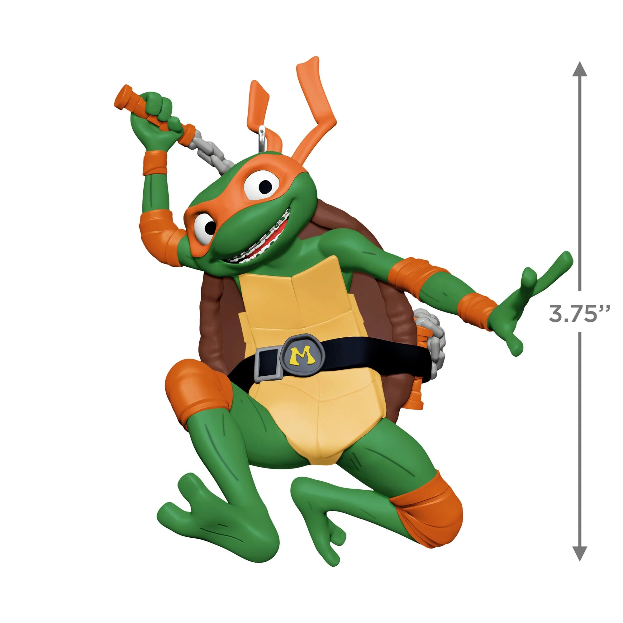 Teenage Mutant Ninja Turtles: Mutant Mayhem, Michelangelo — 2025 Hallmark Keepsake Christmas Ornament - Image 6