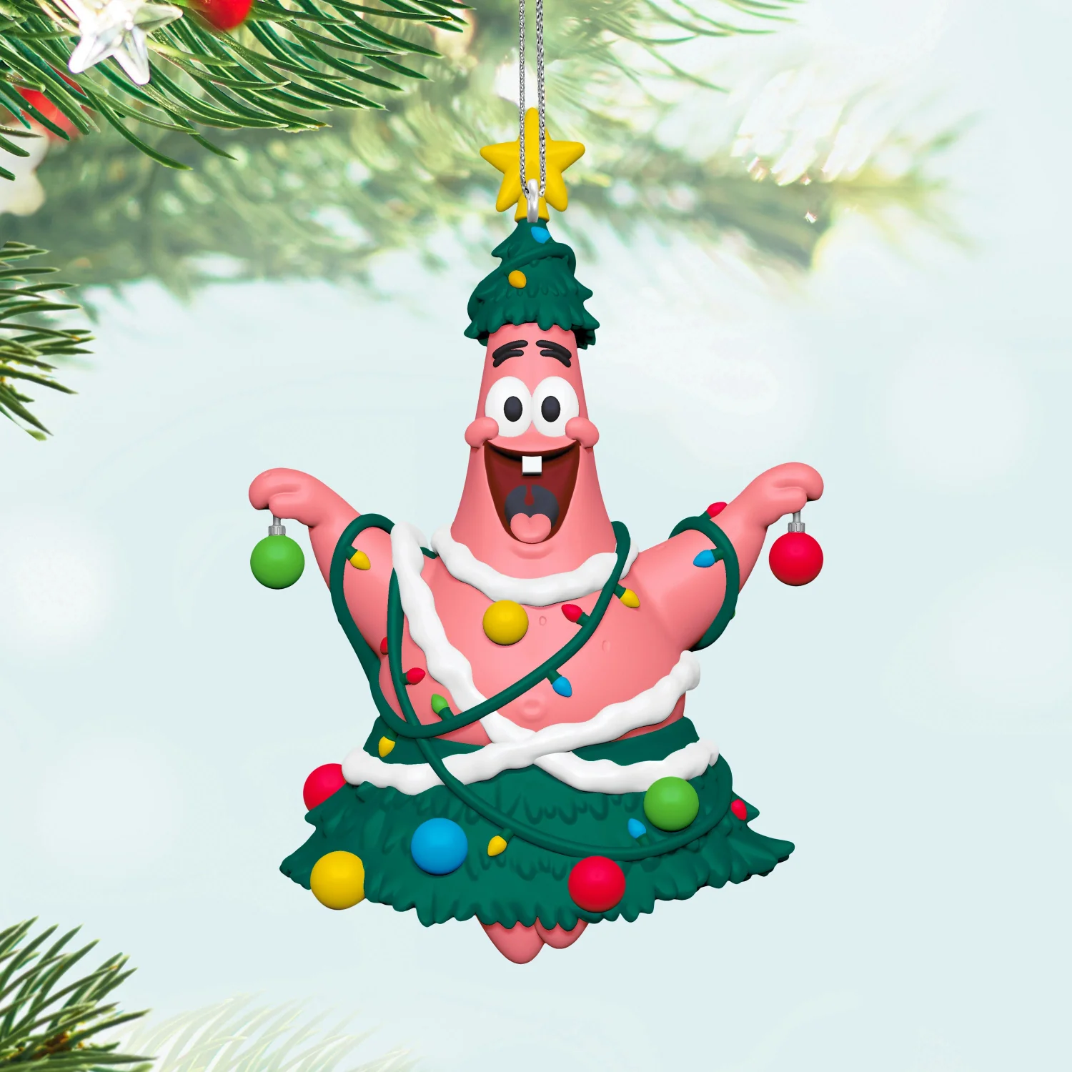 SpongeBob SquarePants, O Patrick Tree! — 2025 Hallmark Keepsake Christmas Ornament - Image 2