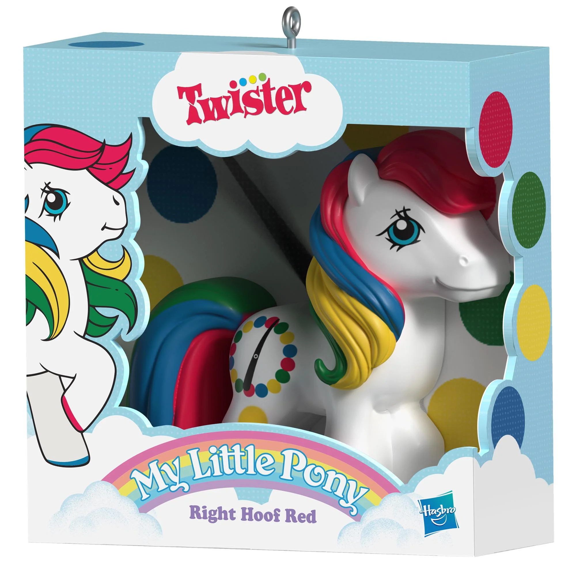My Little Pony®, Retro Twister® "Right Hoof Red" — 2025 Hallmark Keepsake Christmas Ornament - Image 5