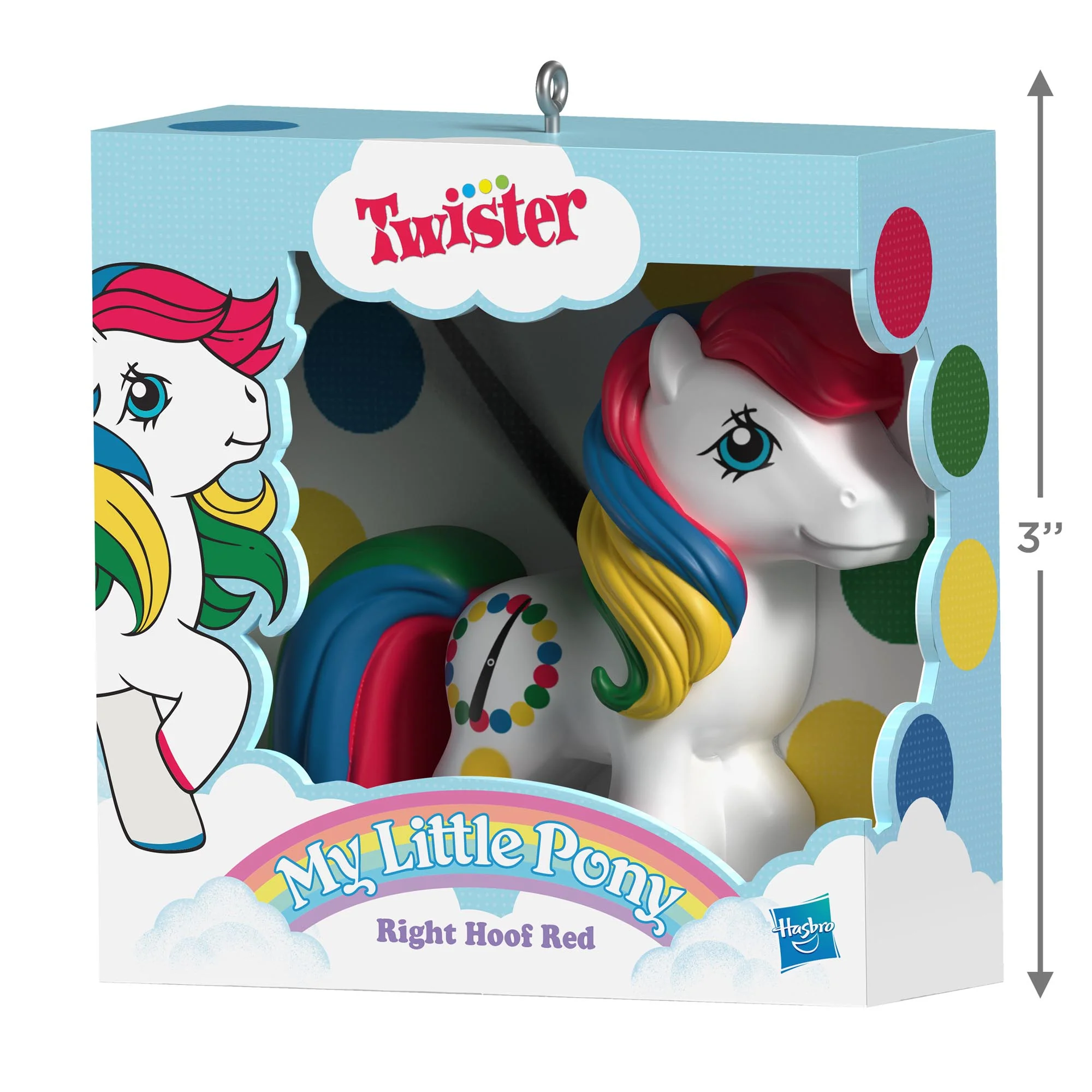 My Little Pony®, Retro Twister® "Right Hoof Red" — 2025 Hallmark Keepsake Christmas Ornament - Image 6