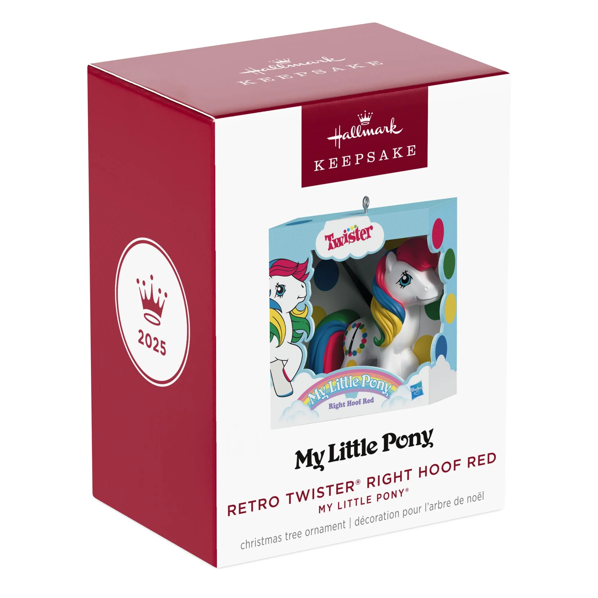 My Little Pony®, Retro Twister® "Right Hoof Red" — 2025 Hallmark Keepsake Christmas Ornament - Image 7