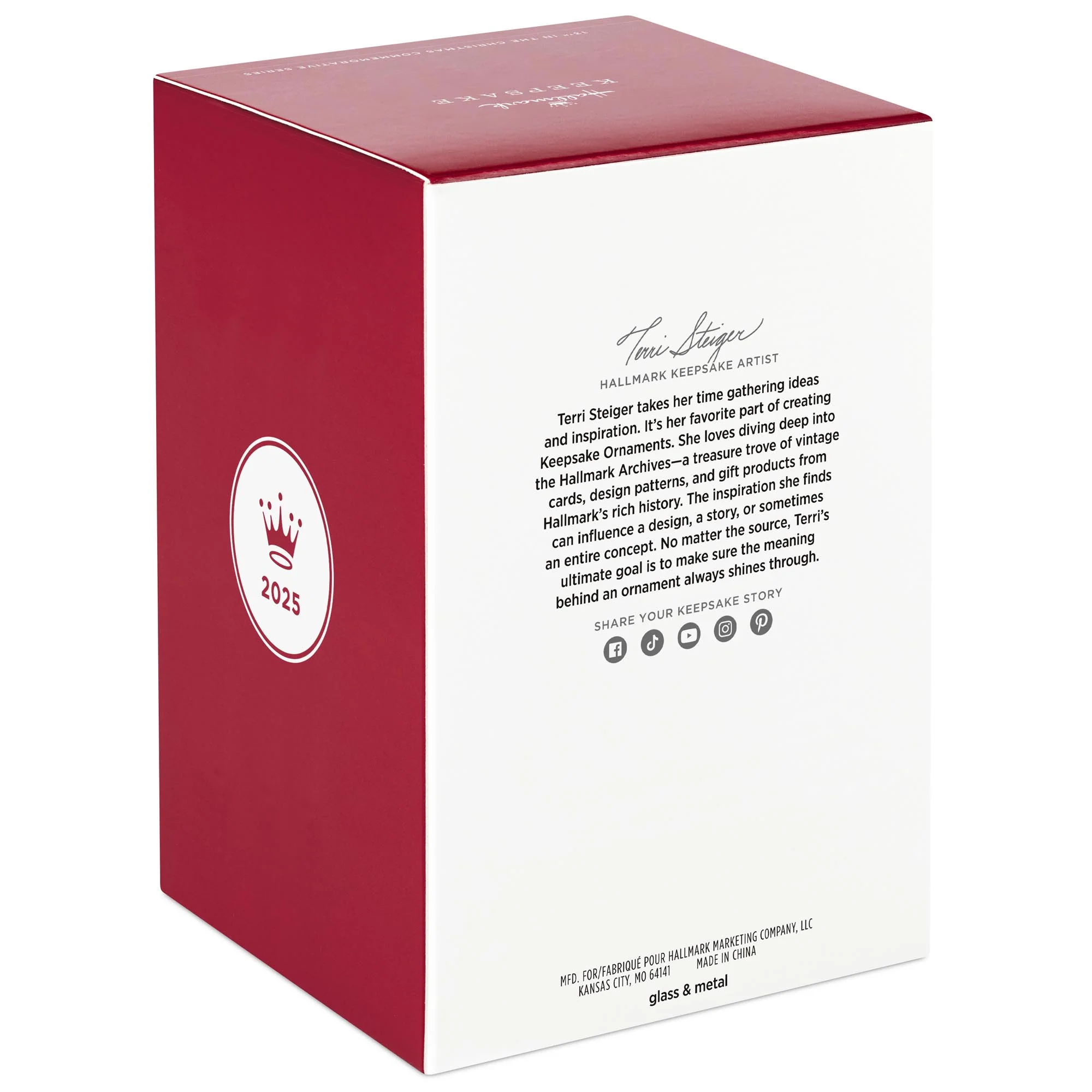 Christmas Commemorative, 13th in the Series — 2025 Hallmark Keepsake Christmas Ornament - Image 8