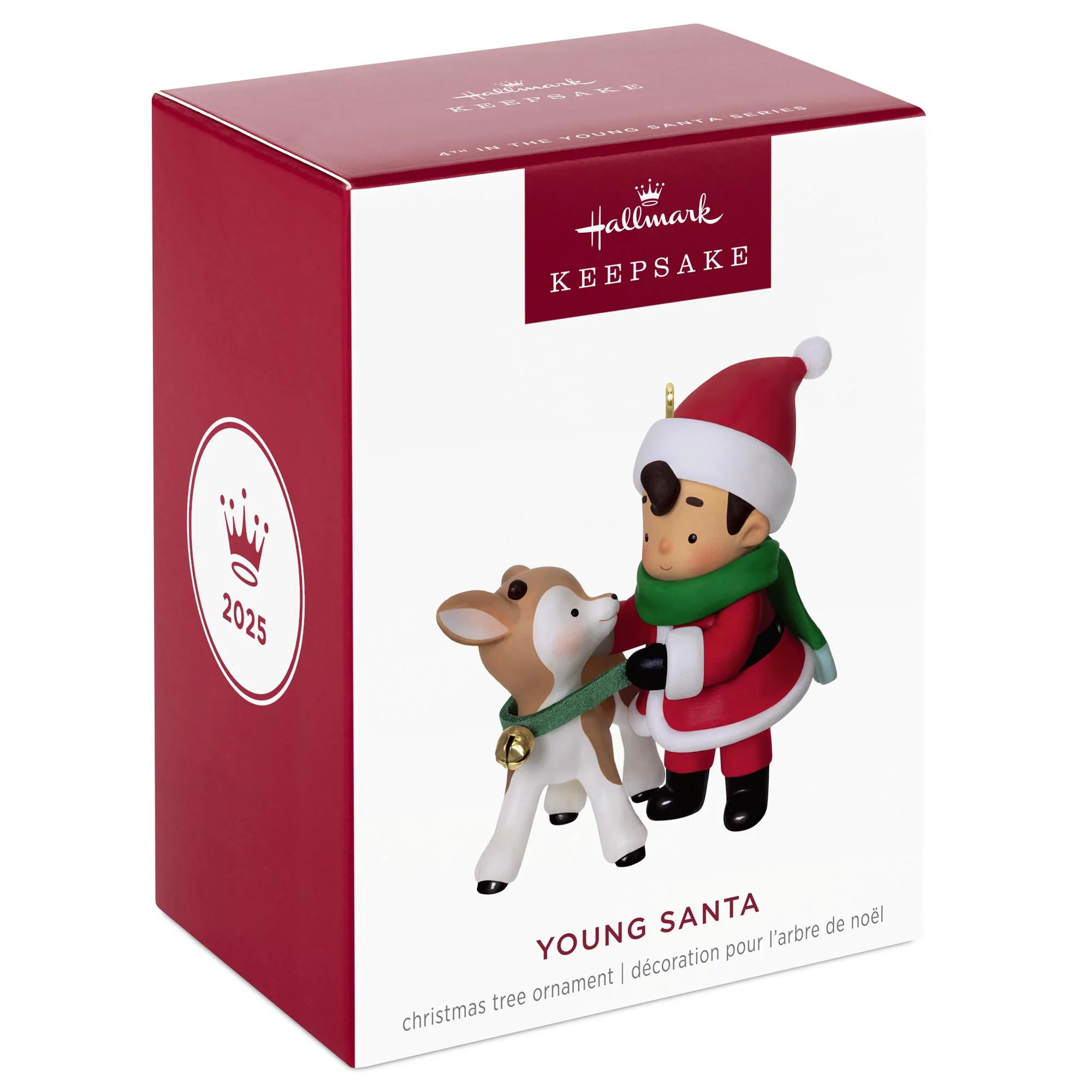 Young Santa, 4th in the Series — 2025 Hallmark Keepsake Christmas Ornament - Image 7