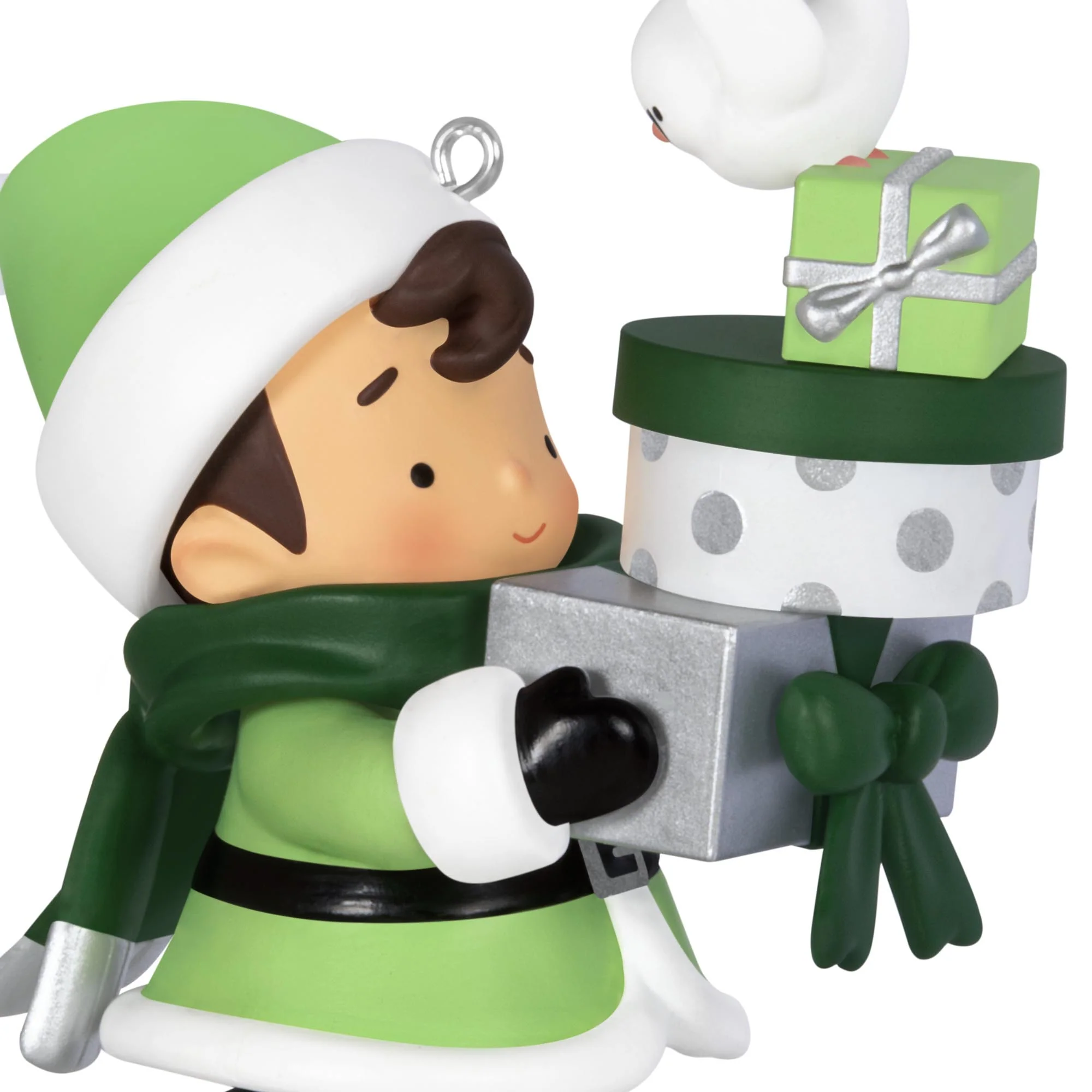 2025 Young Santa Surprise Box — 2025 Hallmark Keepsake Christmas Ornament - Image 4