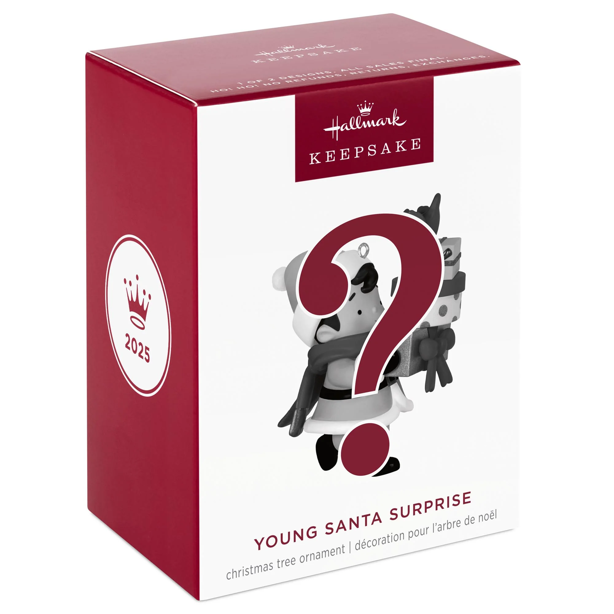 2025 Young Santa Surprise Box — 2025 Hallmark Keepsake Christmas Ornament - Image 7