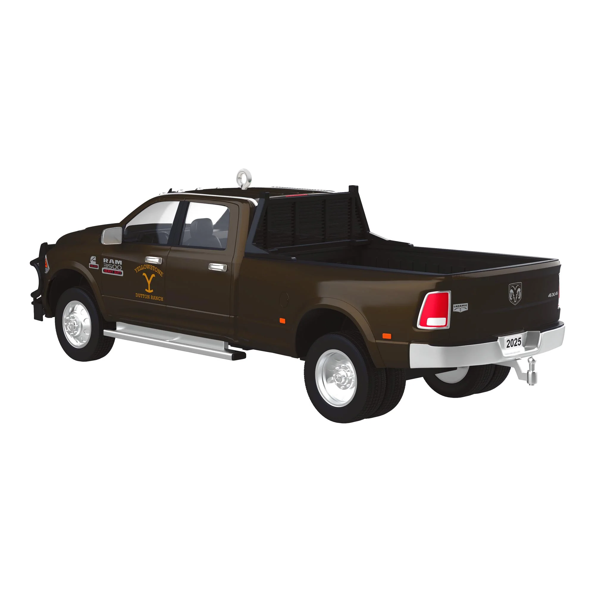 2014 Dodge Ram 3500 Yellowstone — 2025 Hallmark Keepsake Christmas Ornament - Image 5