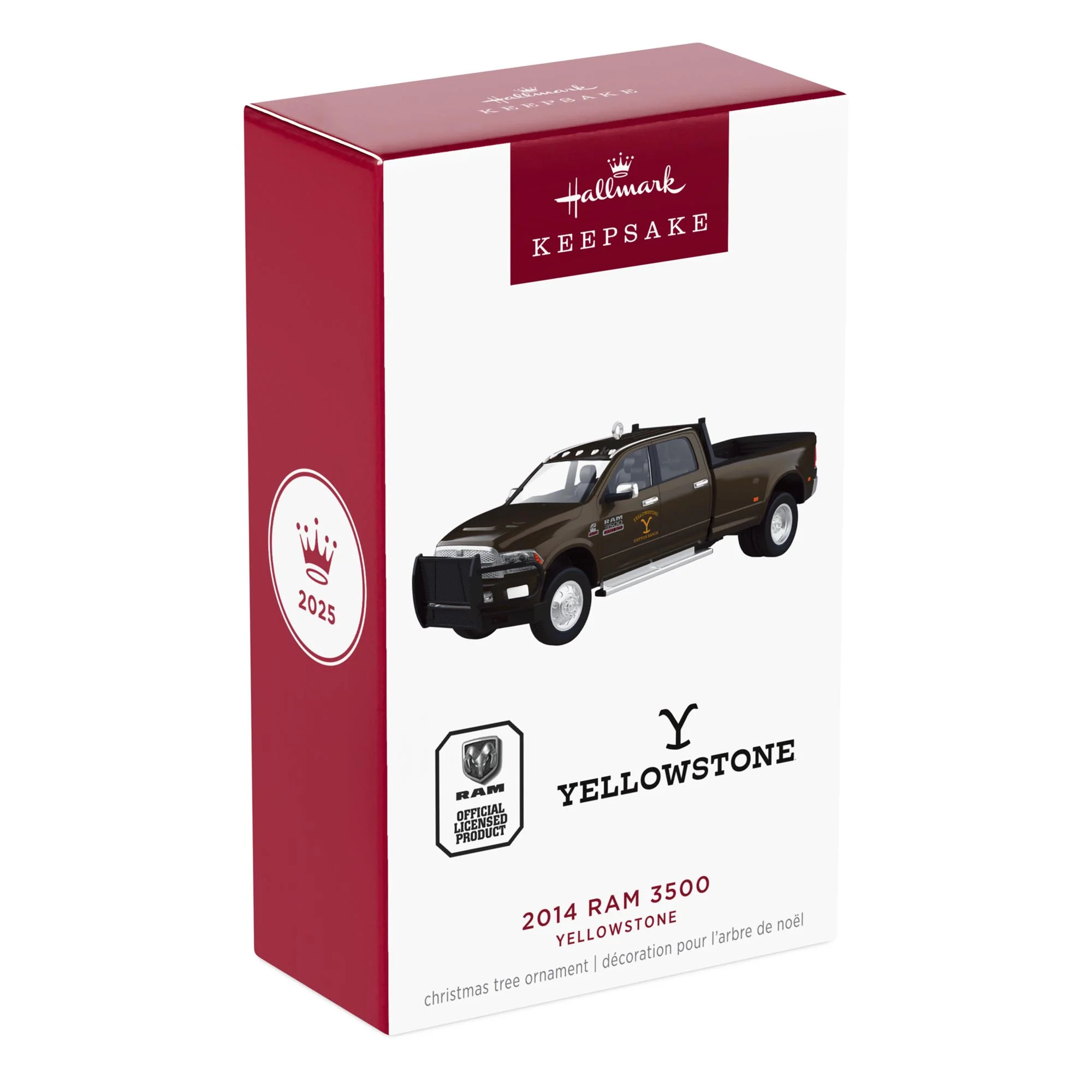 2014 Dodge Ram 3500 Yellowstone — 2025 Hallmark Keepsake Christmas Ornament - Image 7