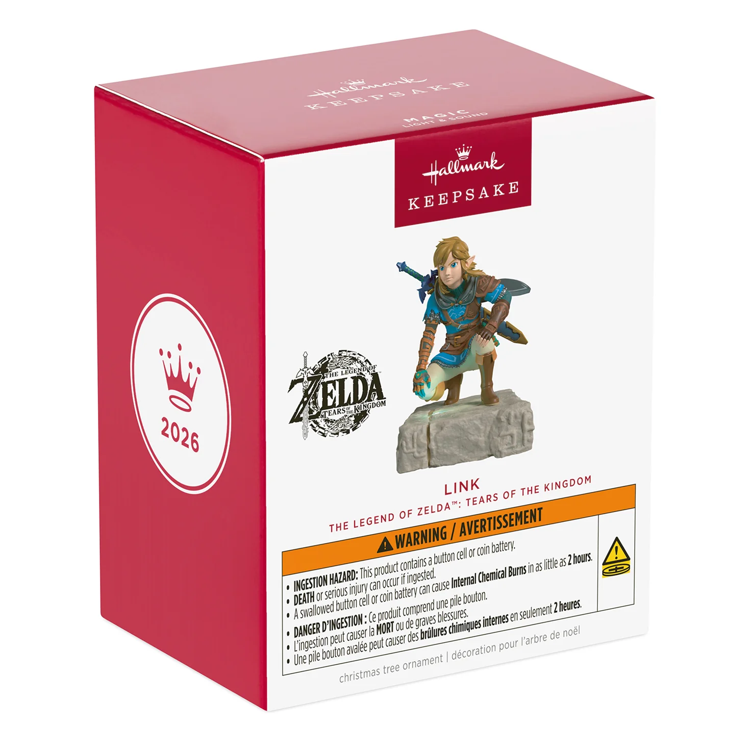 Nintendo The Legend of Zelda™: Tears of the Kingdom Link Musical With Light — 2026 Hallmark Keepsake Christmas Ornament - Image 7
