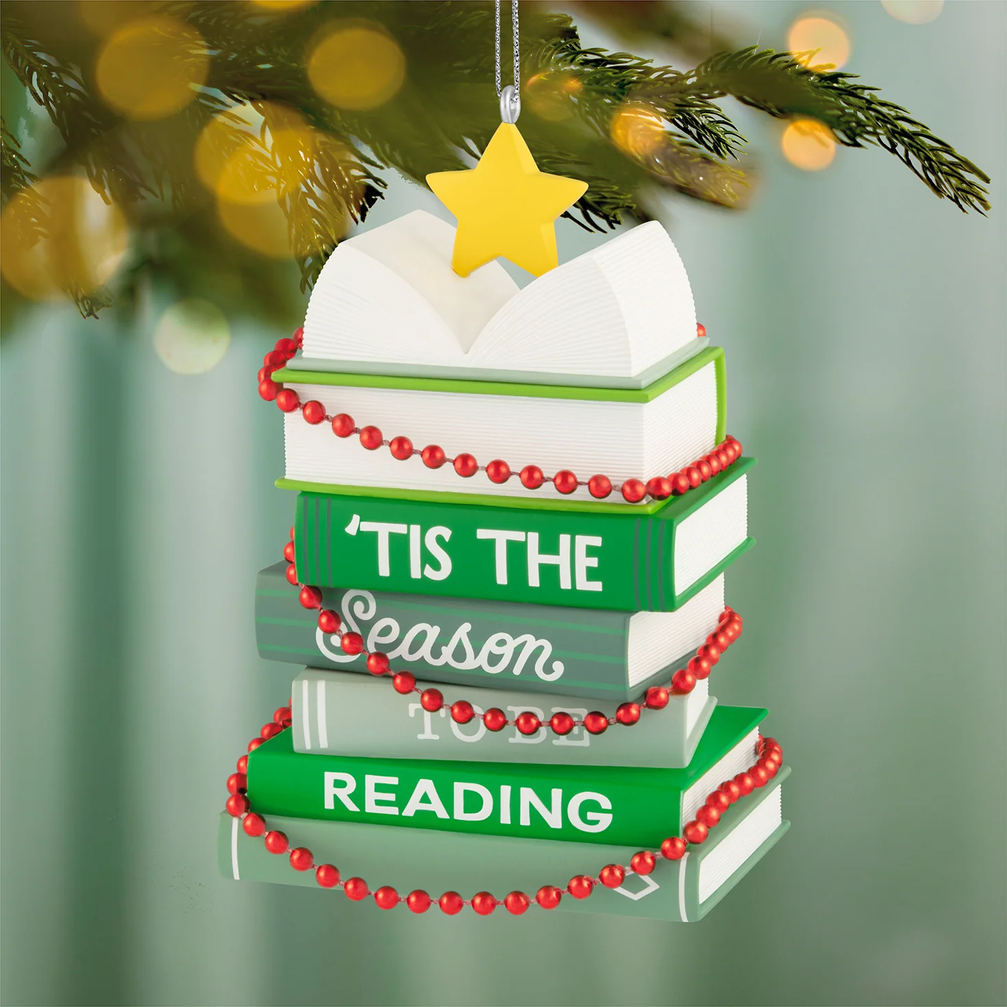 Light Holiday Reading — 2026 Hallmark Keepsake Christmas Ornament - Image 2