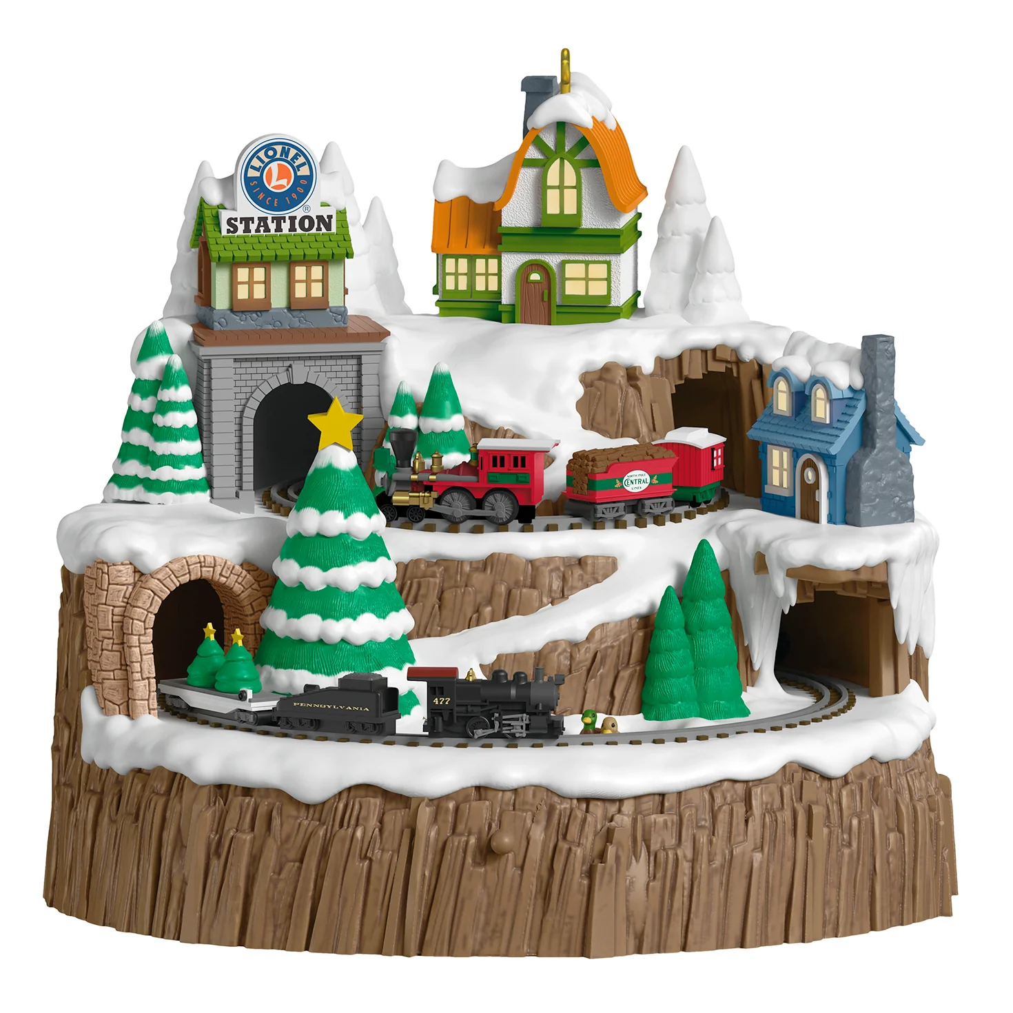 Lionel® Christmas Mountain Musical With Light and Motion — 2026 Hallmark Keepsake Christmas Ornament